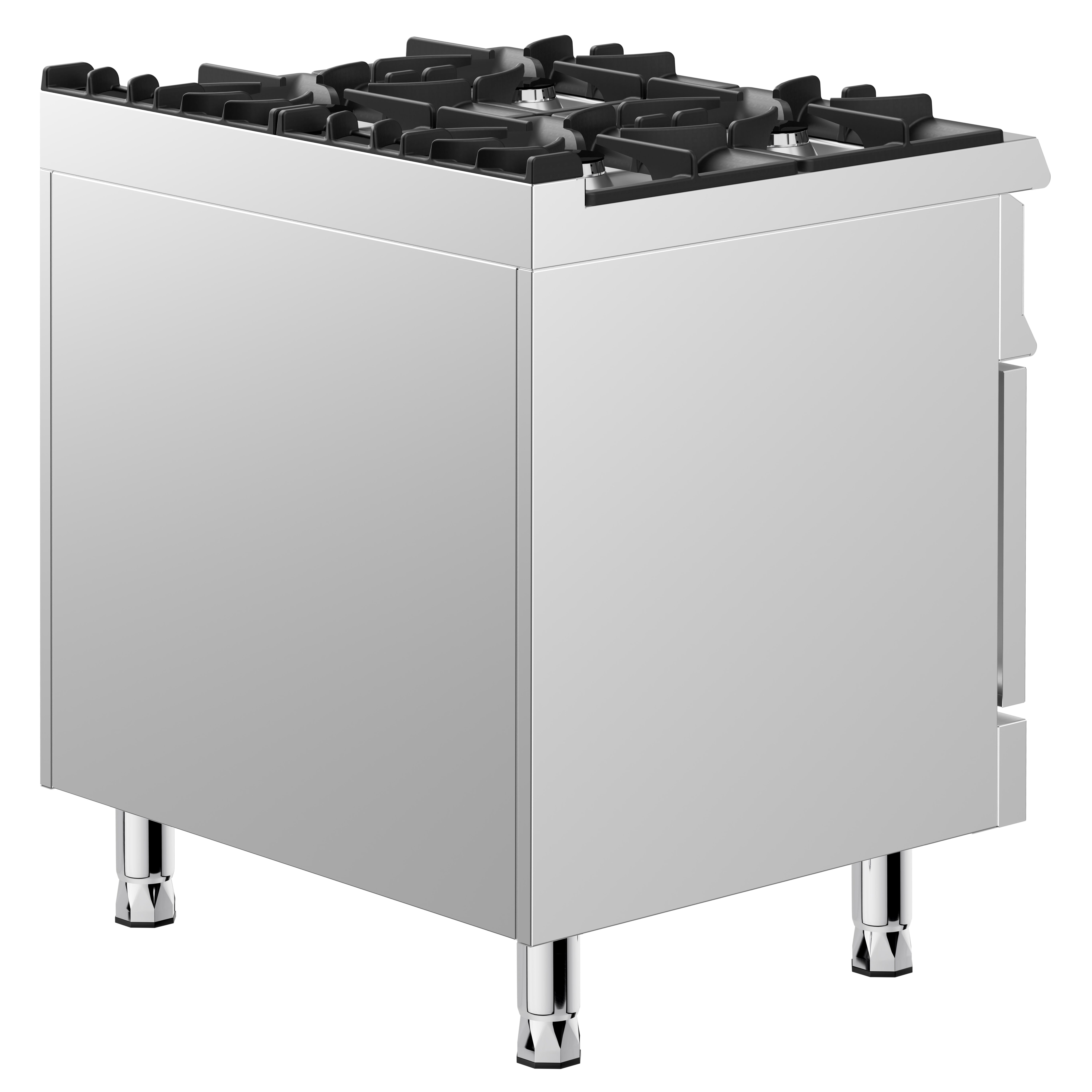 Fourneau à gaz – 32 kW – 4 brûleurs – avec four à gaz statique – 6 kW
