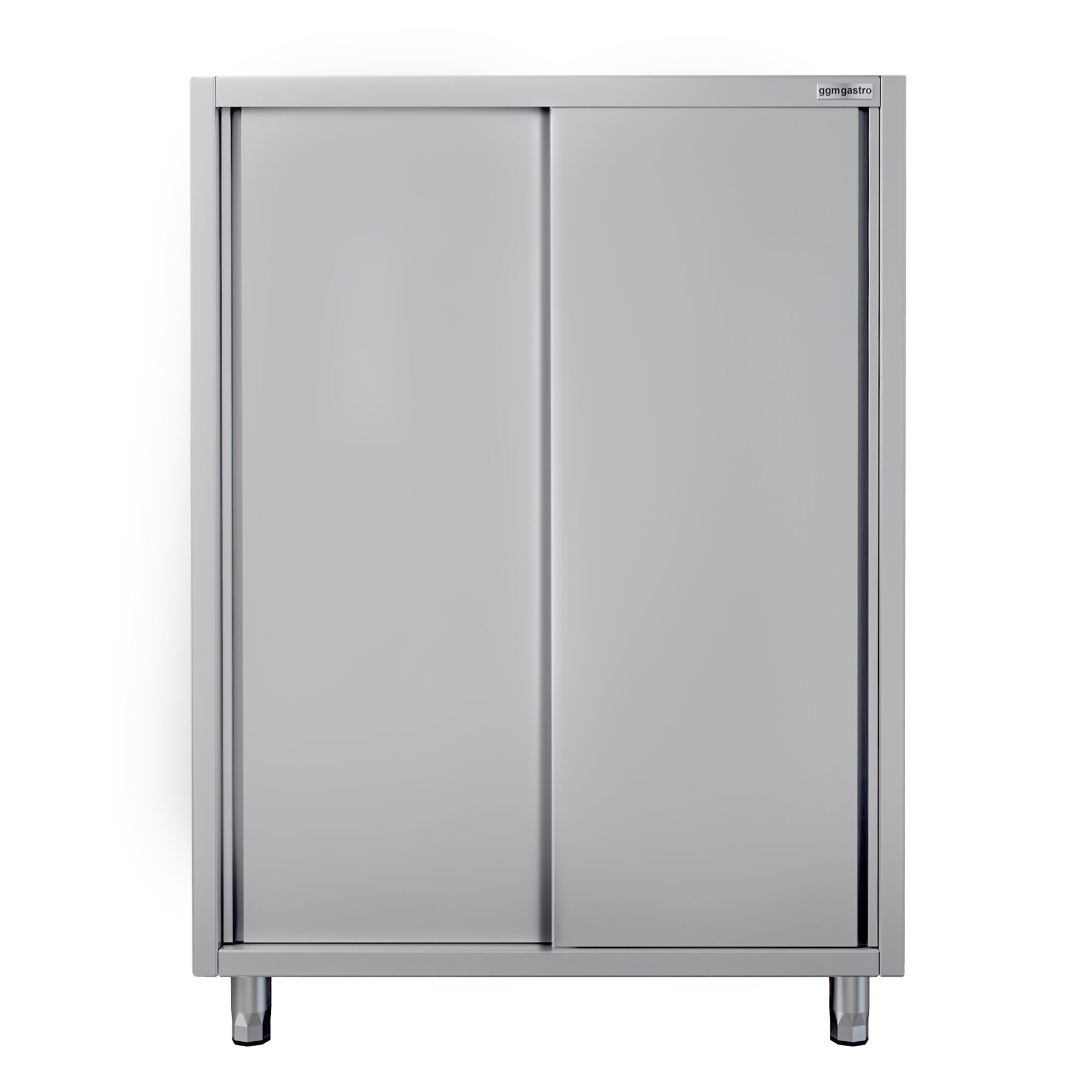 Armoire de travail en inox ECO - 1600x700mm - 2 portes coulissantes - Hauteur: 1800mm