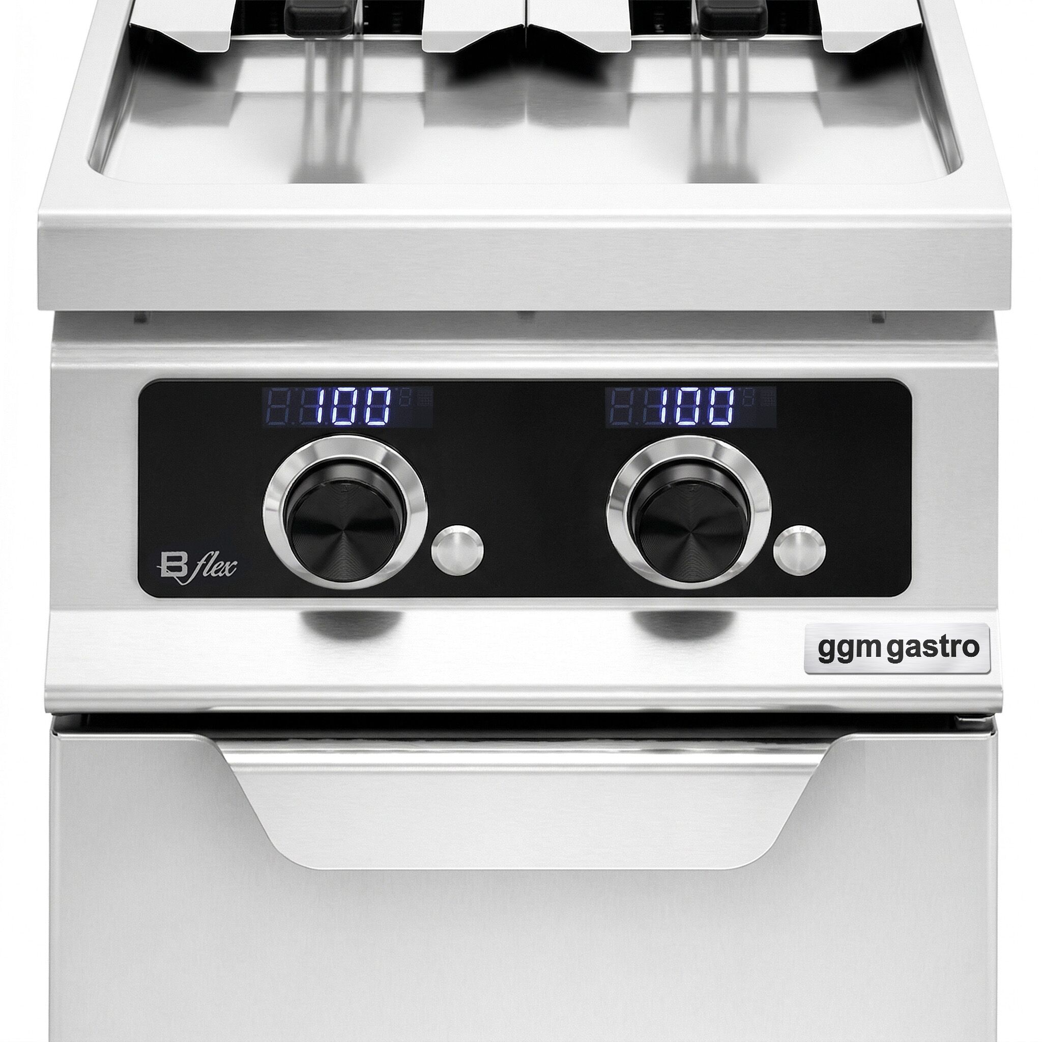 Friteuse Électrique Double - 7 + 7 Litres - 16 kW - Bflex Digital