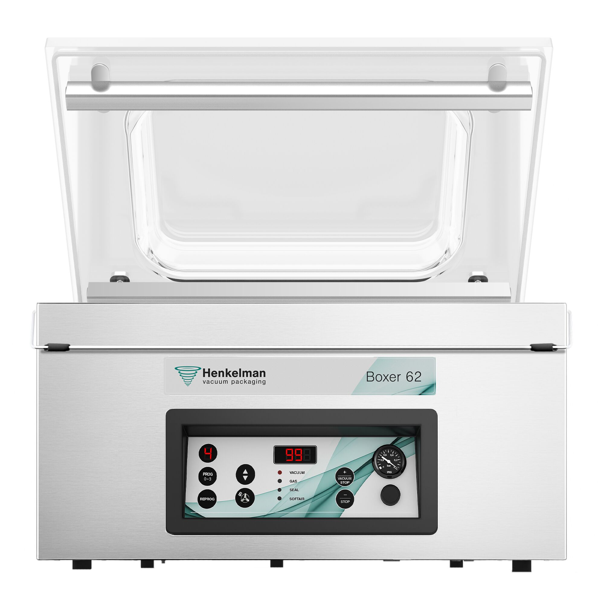 HENKELMAN | Boxer 62 – Machine sous vide à cloche – 21 m³/h – 600 watts – numérique