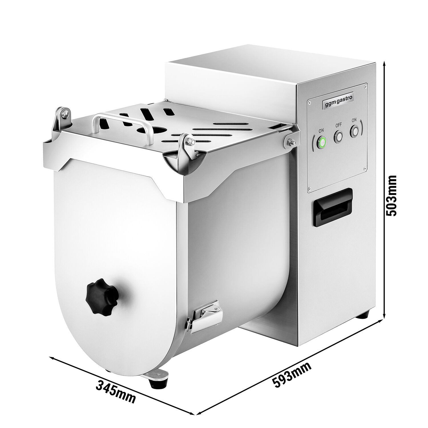 Electric Commercial Meat Mixer - 30L - 20kg - 0.55kW - Forward & Reverse