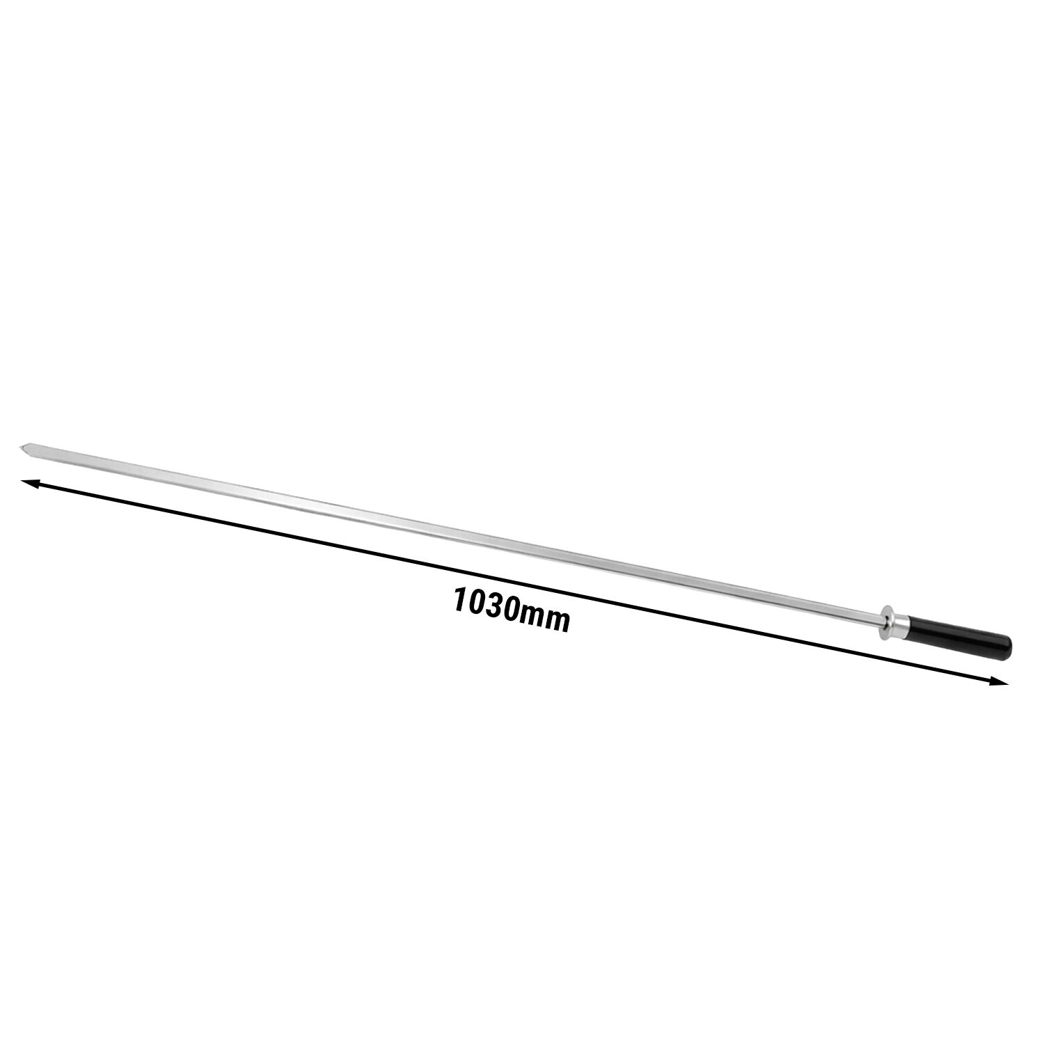 Lame en acier inox pour rôtissoire - 40x1030x40mm - Inox - compatible avec Séries GM, HGEM & EM - sans brochette