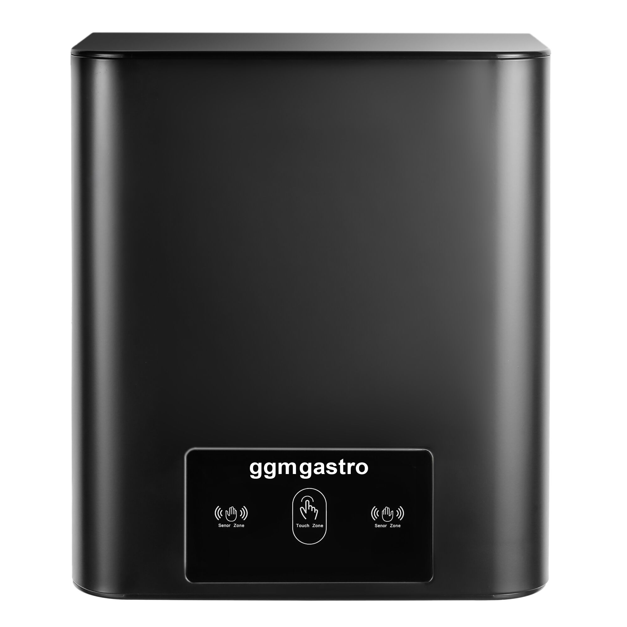 Distributeur d’essuie-mains en rouleau - automatique - sans contact - avec capteur - acier inoxydable - Noir