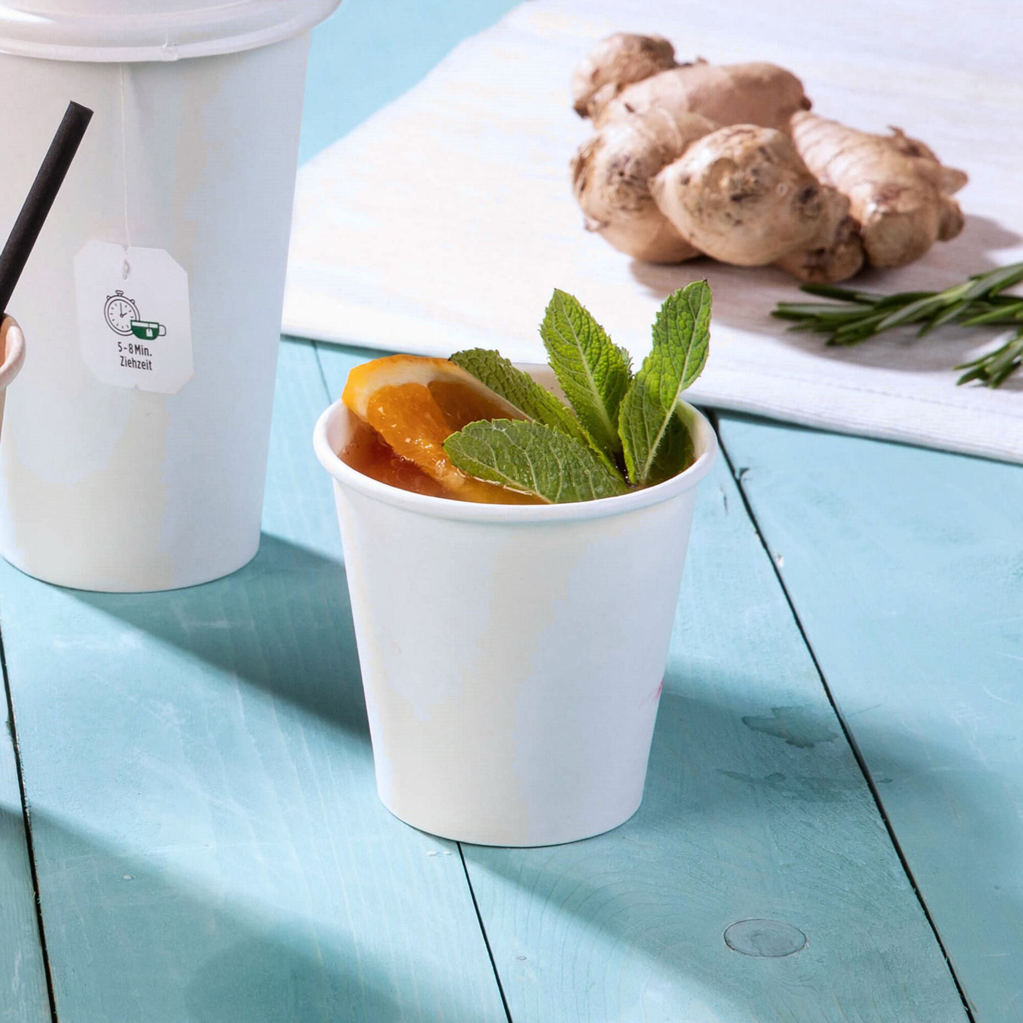 (1000 pcs) Couvercle réutilisable - Transparent - compatible avec 100ml Bol à soupe Ø80mm
