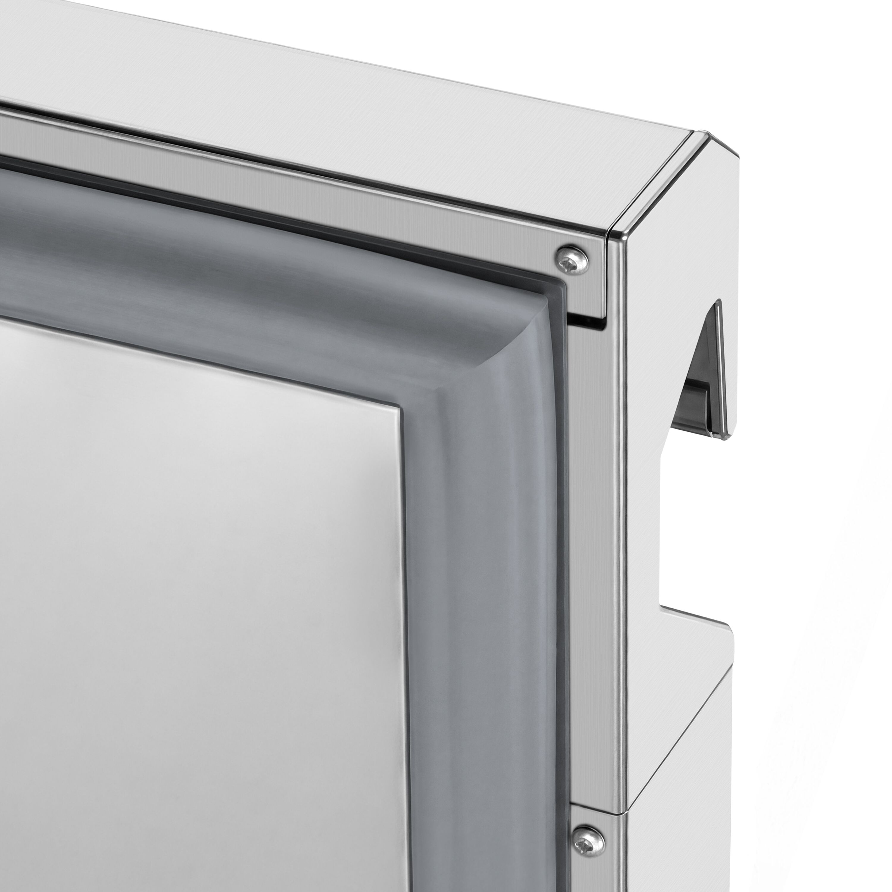 Commercial Pizza Prep Counter - Granite Top PREMIUM PLUS - 1980x1139mm - with 2 doors & 3 drawers - incl. refrigerated topping unit - 10x GN 1/4