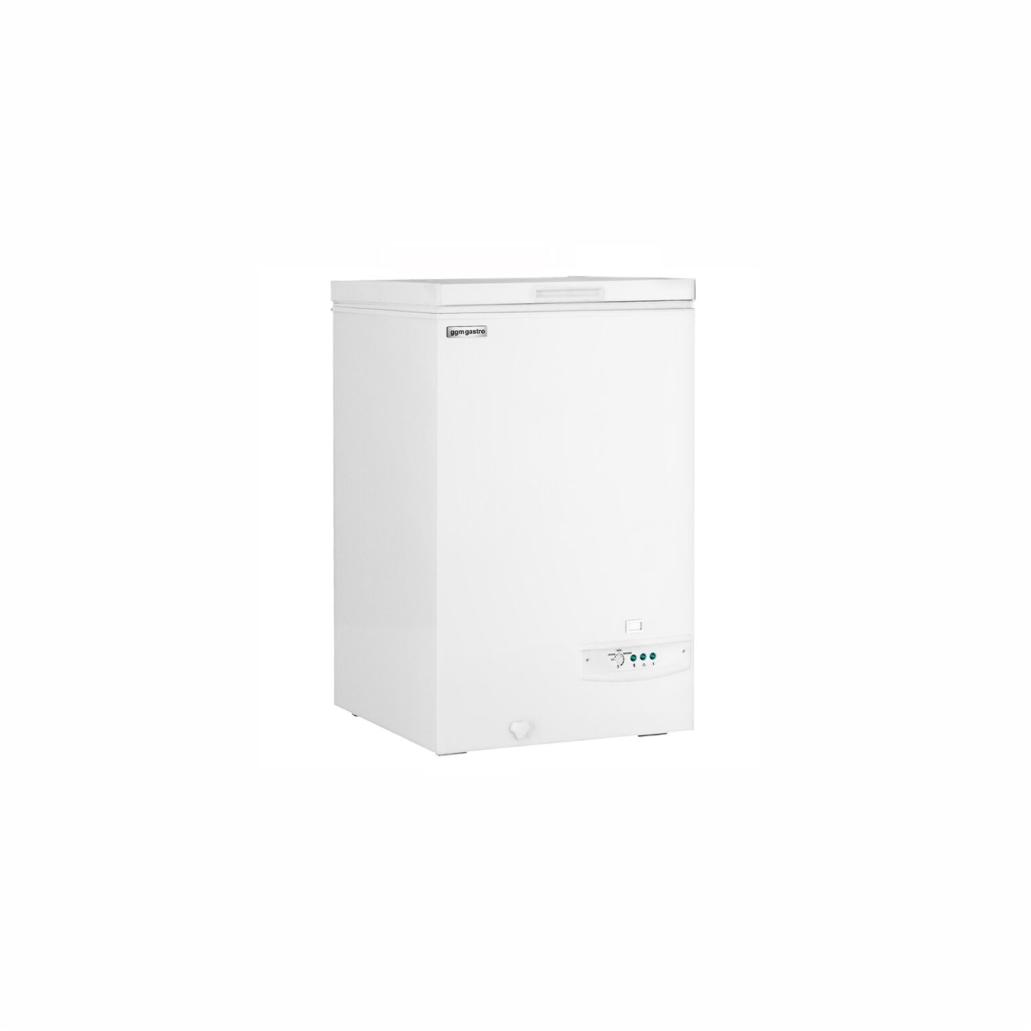 Congélateur coffre - 550 x 595 mm - 100 litres - couvercle en plastique