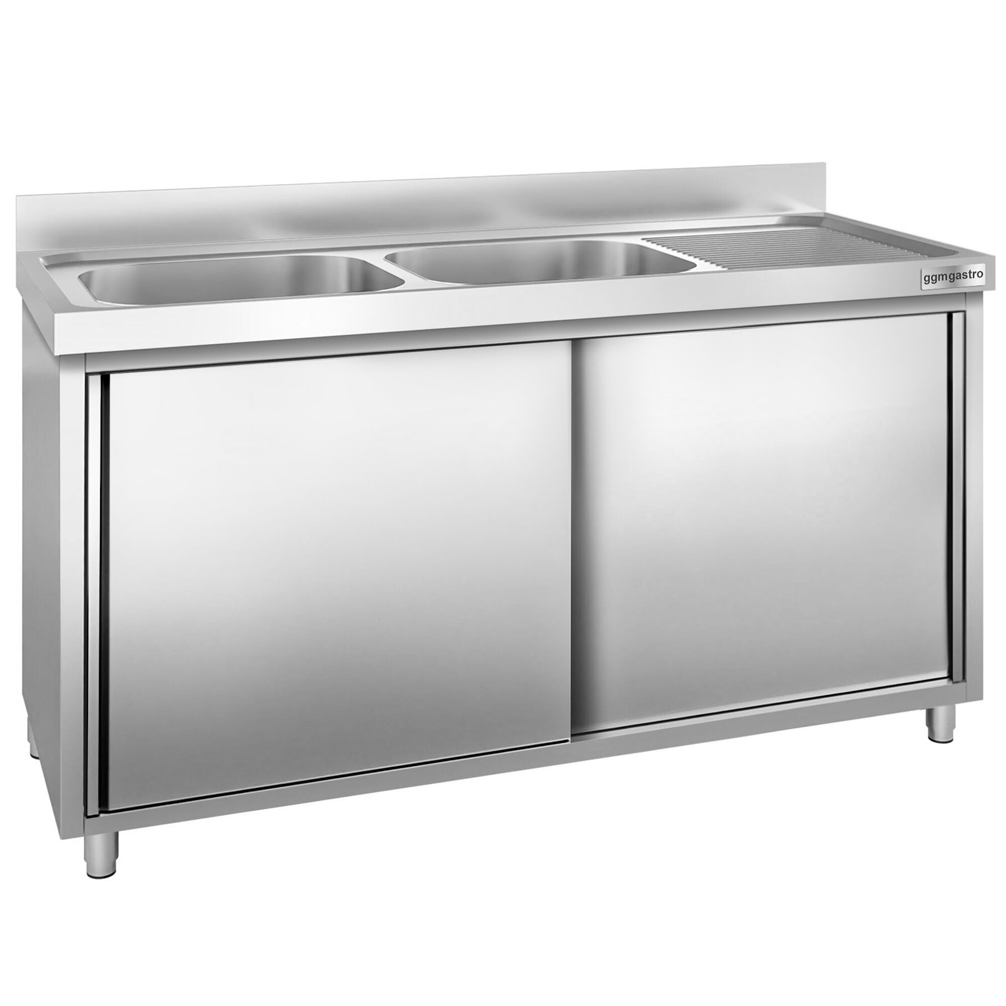 Plonge PREMIUM - 1800x700mm - avec 2 bacs