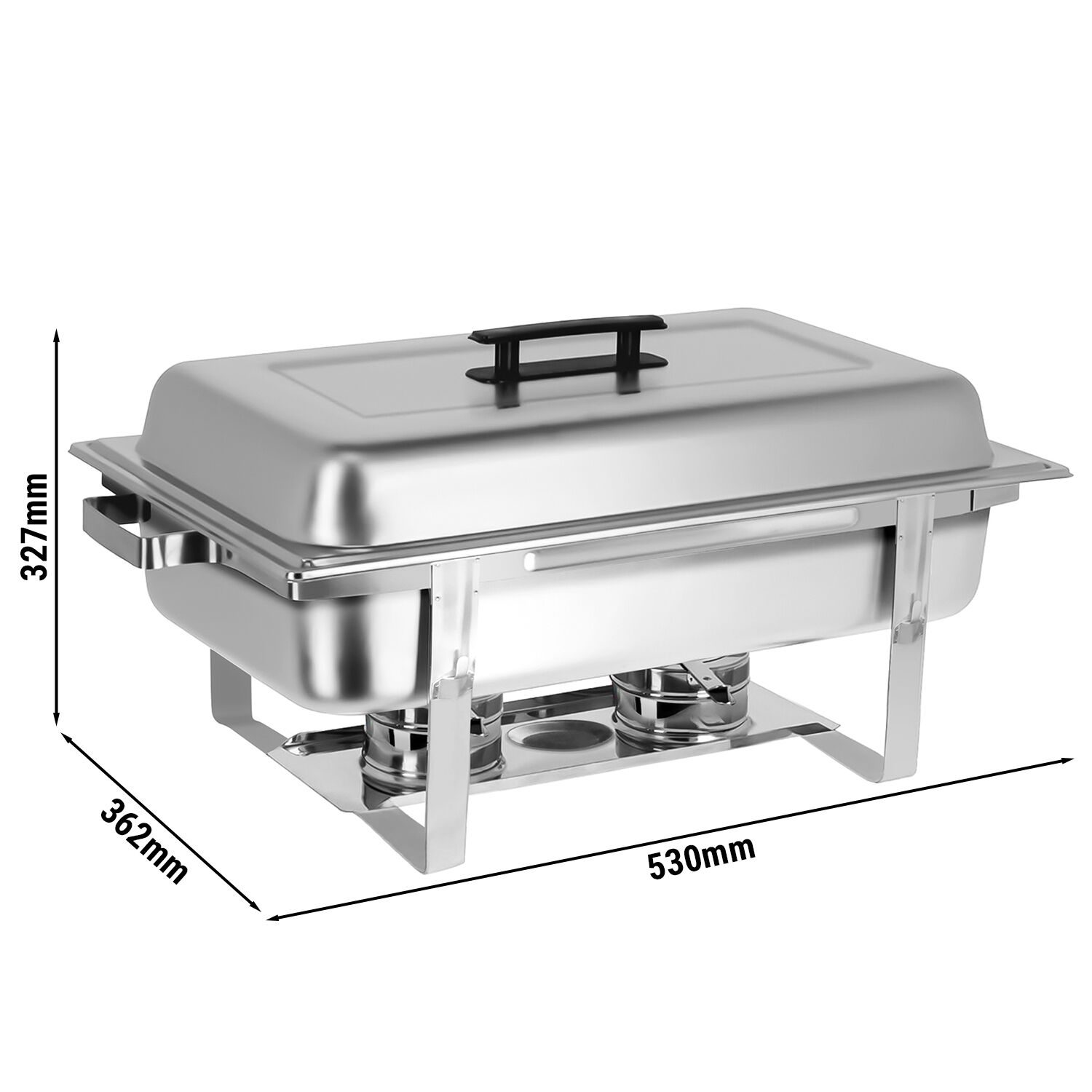 Chafing dish - GN 1/1 - avec couvercle - 9L