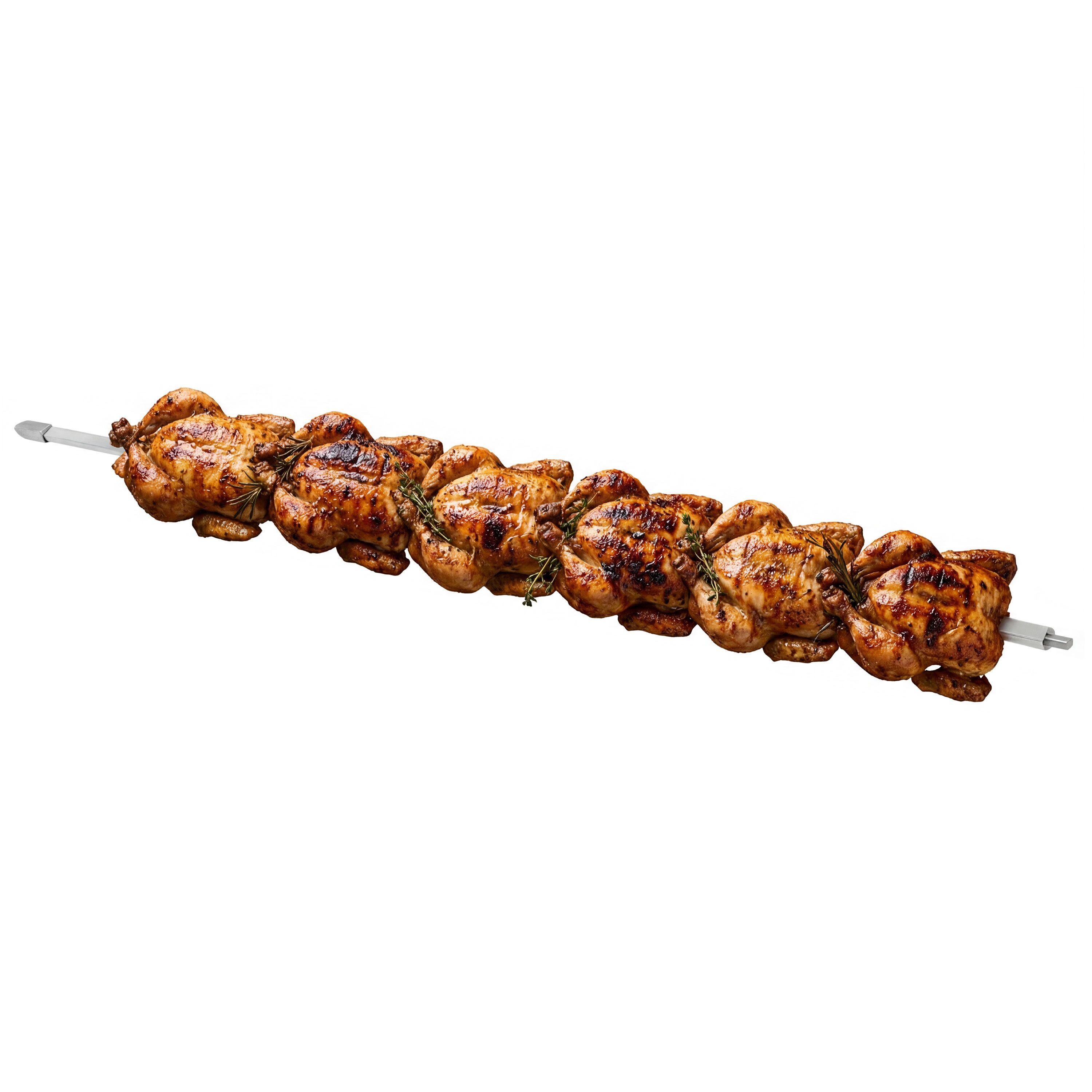 Skewer for Chicken Grill - 7x965x7mm - Stainless Steel - compatible with ERHM, GHKM, EHKM, GHGM & HGGM series