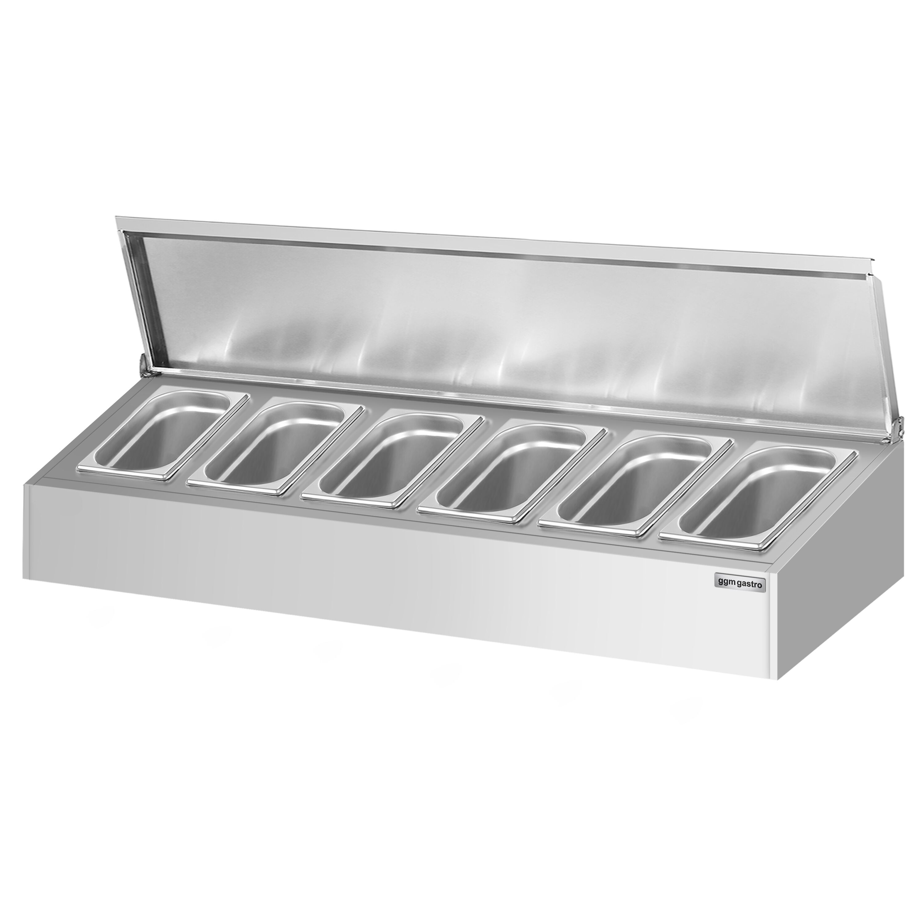 Étagère supérieure pour épices – 6 × GN 1/4
