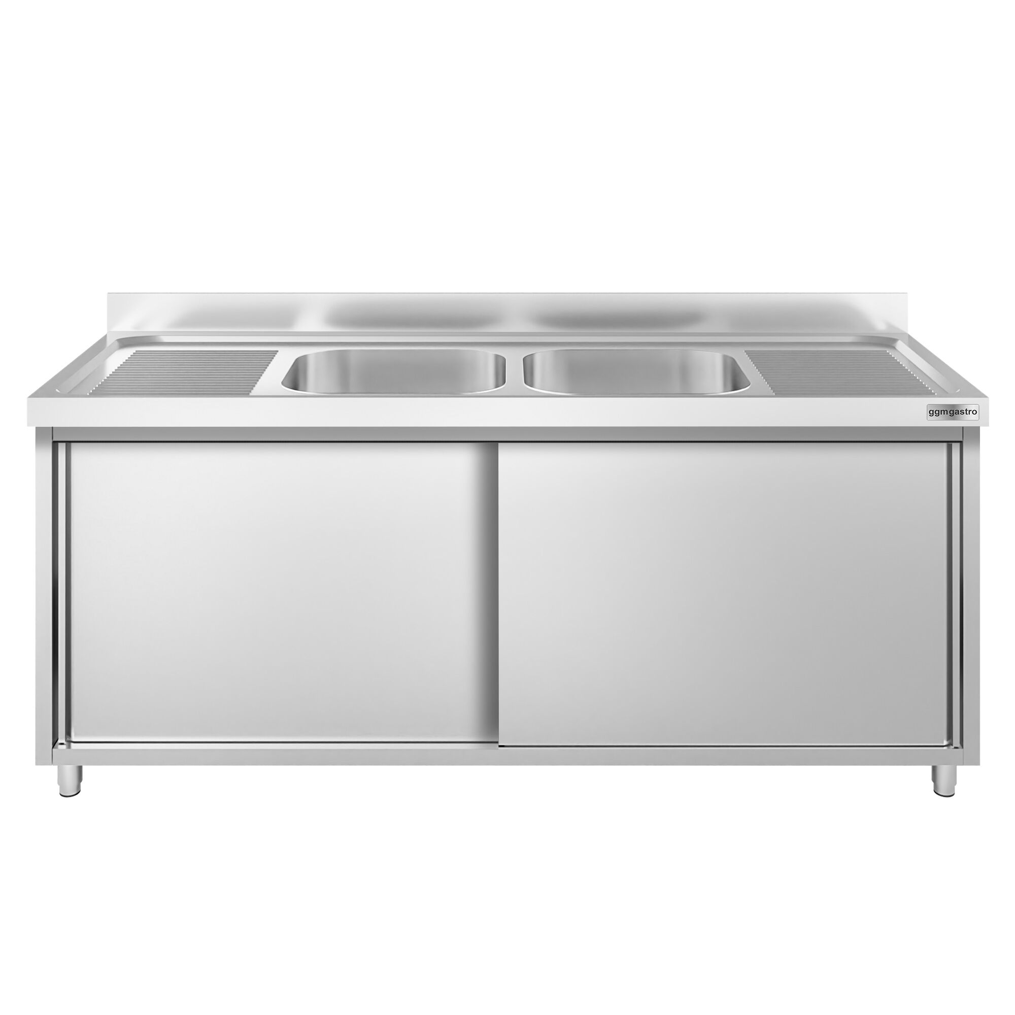Plonge PREMIUM - 1800x700mm - avec 2 bacs