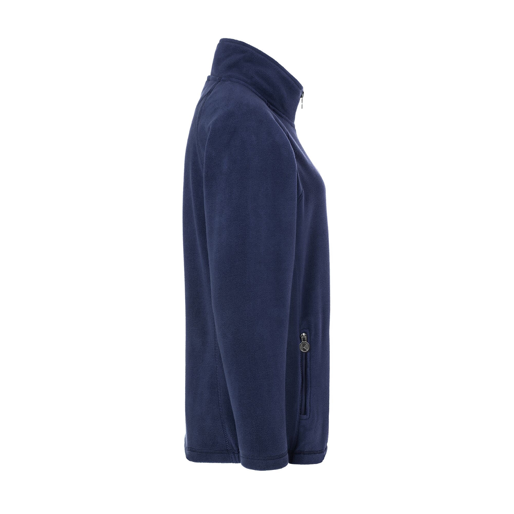 KARLOWSKY | Women's Workwear Fleece Jacket Warm‑Up – Navy - XS - Recycled Polyester