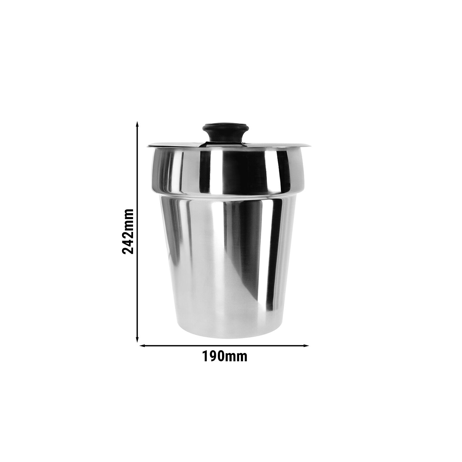 Marmite de rechange pour bain-marie - 3,5L - incl. couvercle - pour BHPV35