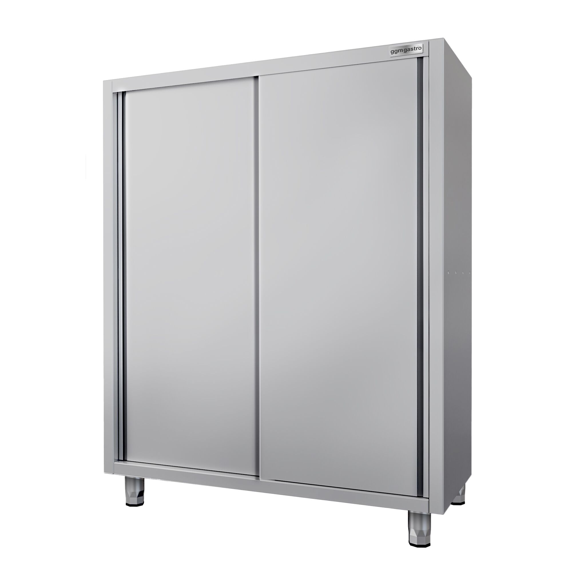 Armoire de travail en inox ECO - 1600x700mm - 2 portes coulissantes - Hauteur: 1800mm