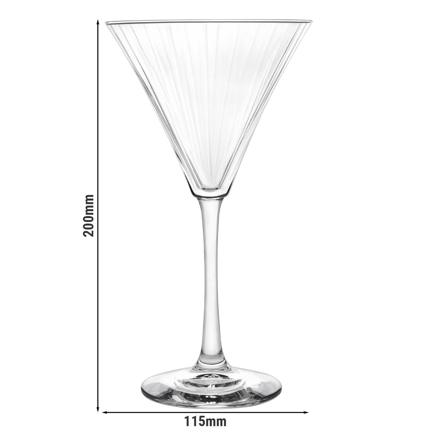 (12 pièces) LIBBEY | LINEAR - Verre à martini - 281 ml