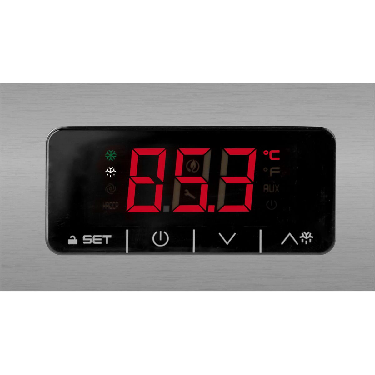 Warmhalteplatte Edelstahl mit Infrarot-Wärmelampe - 650 Watt