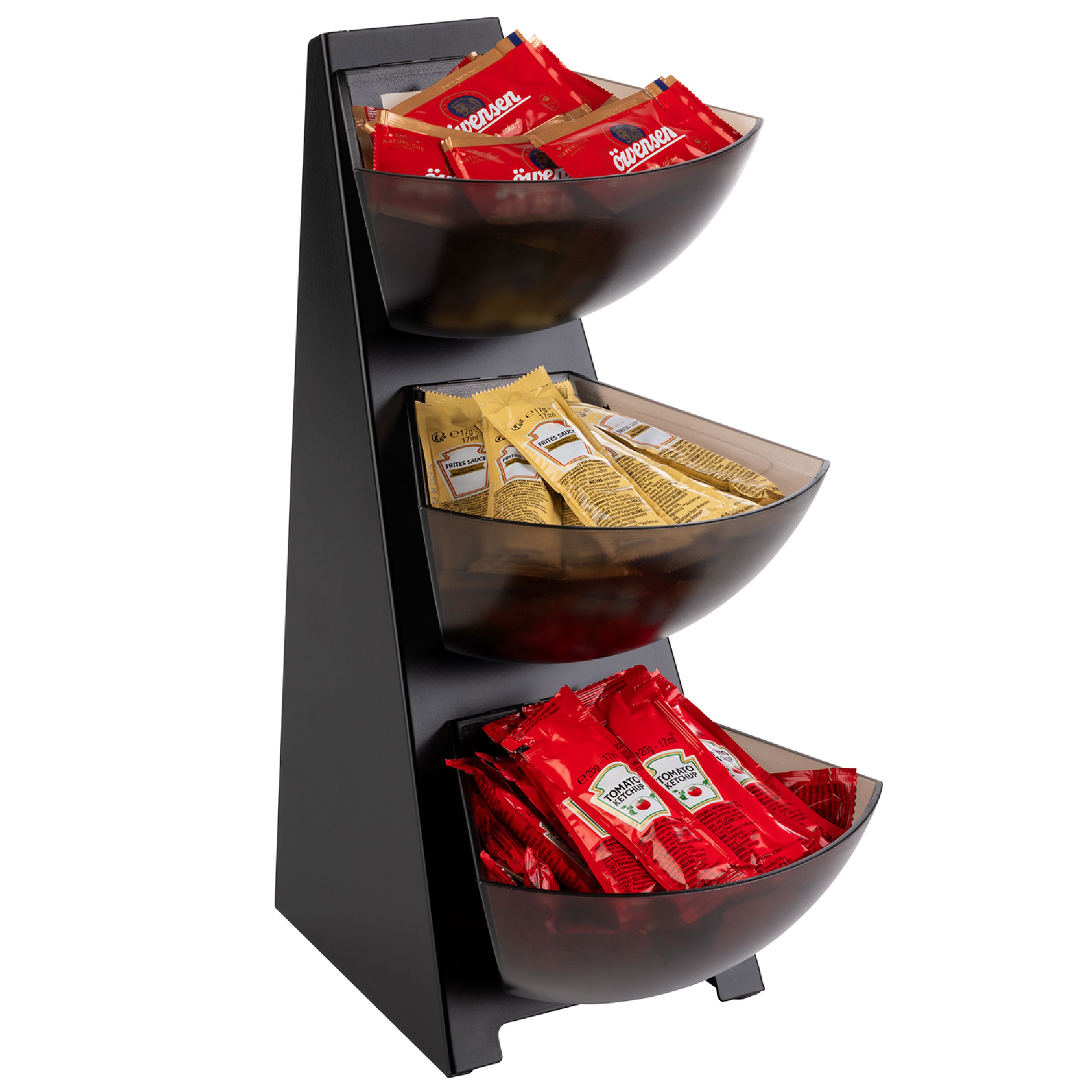 Support buffet - MULTI RACK - Acier inoxydable - Noir/Gris - Hauteur:410mm