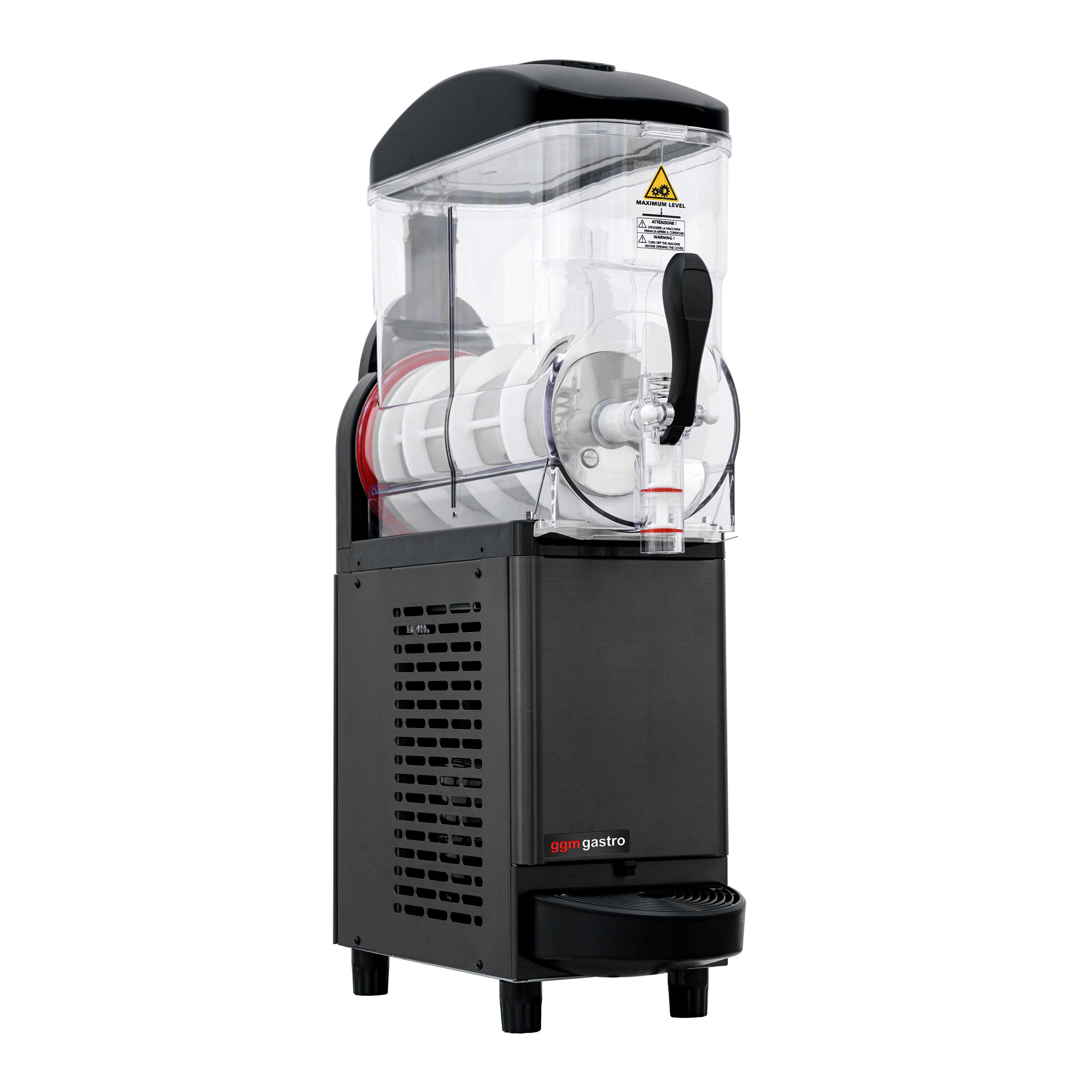 Machine à granita Professionnelle - 12 litres - 380 Watt - Digital - Récipient en Tritan - Noir