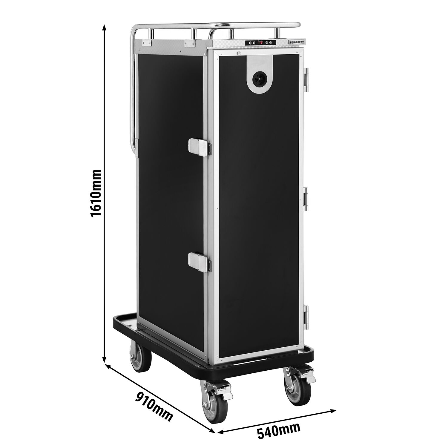 Bankettwagen - Beheizt - 246 Liter - für 14x GN 1/1
