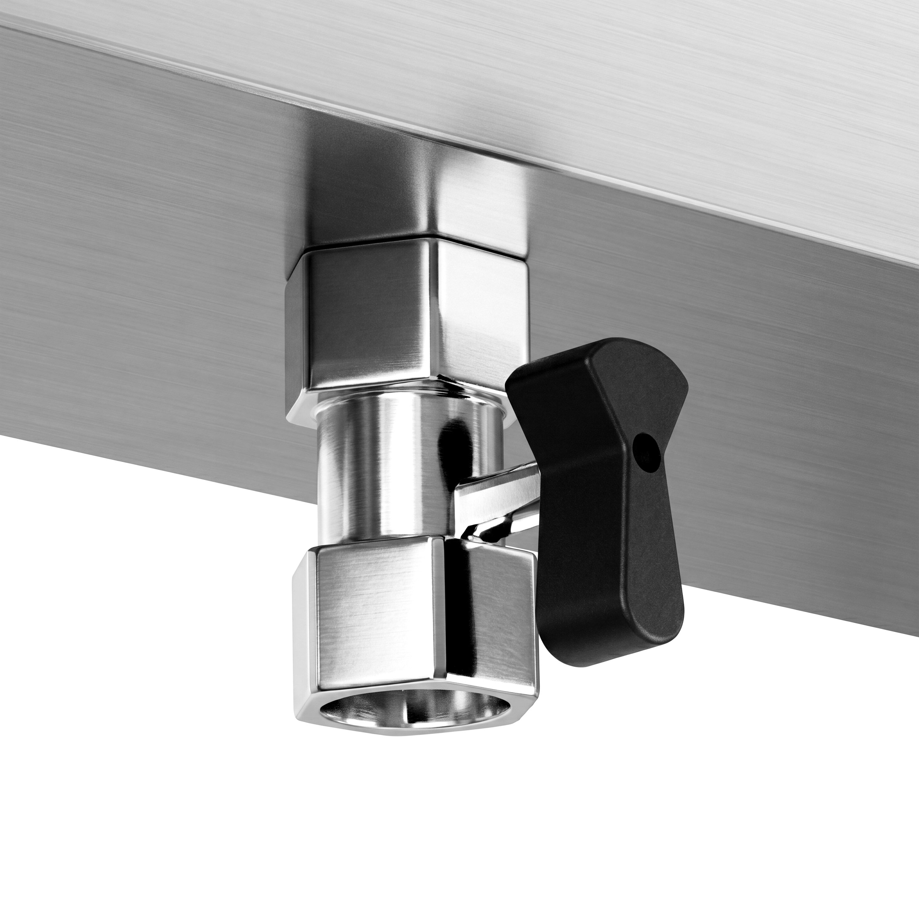 Commercial Wall-Mounted Extraction Canopy - with Motor - 2600mm - with Baffle Filters & LED Lighting