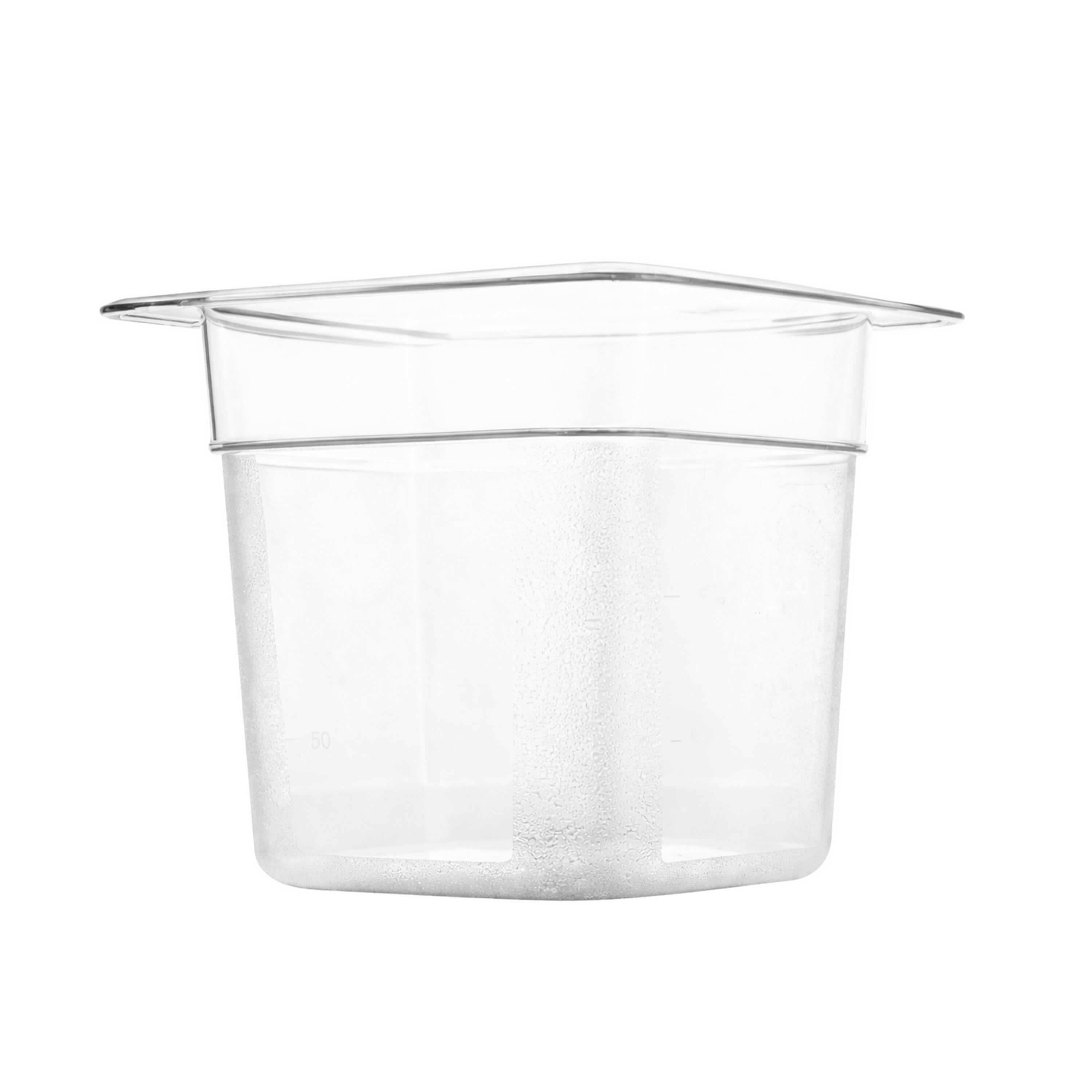 (6 pièces) Bac en Polycarbonate GN 1/6 - Transparent - Hauteur : 150 mm