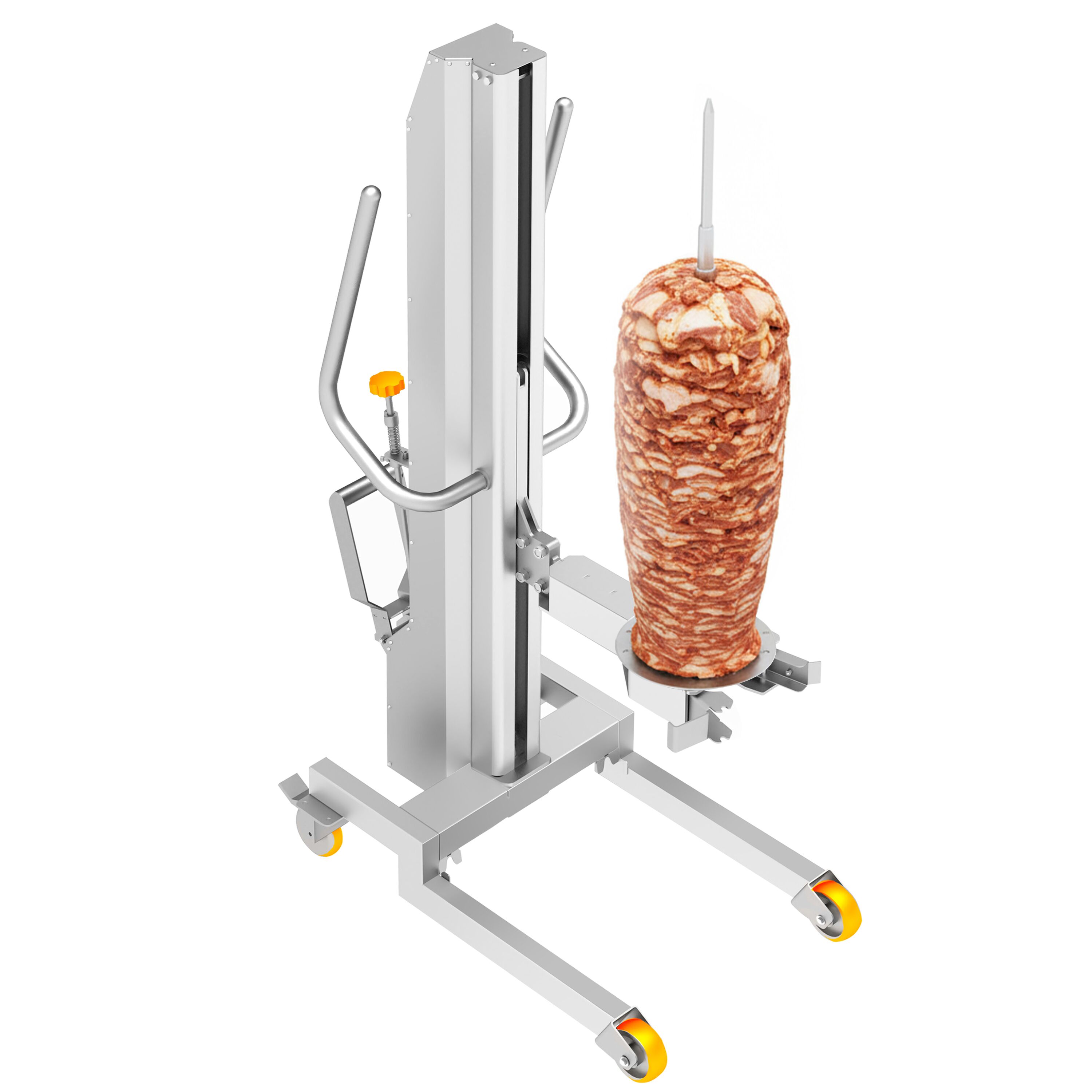 Élévateur kebab pour robot à döner – charge maximale : 350 kg