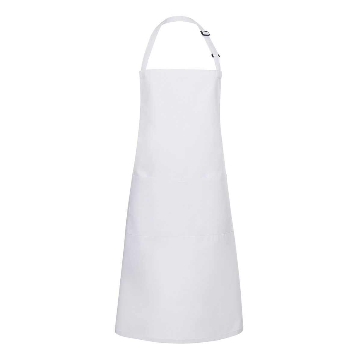 (6 pièces) KARLOWSKY | Tablier à bavette avec poche Basic - Blanc