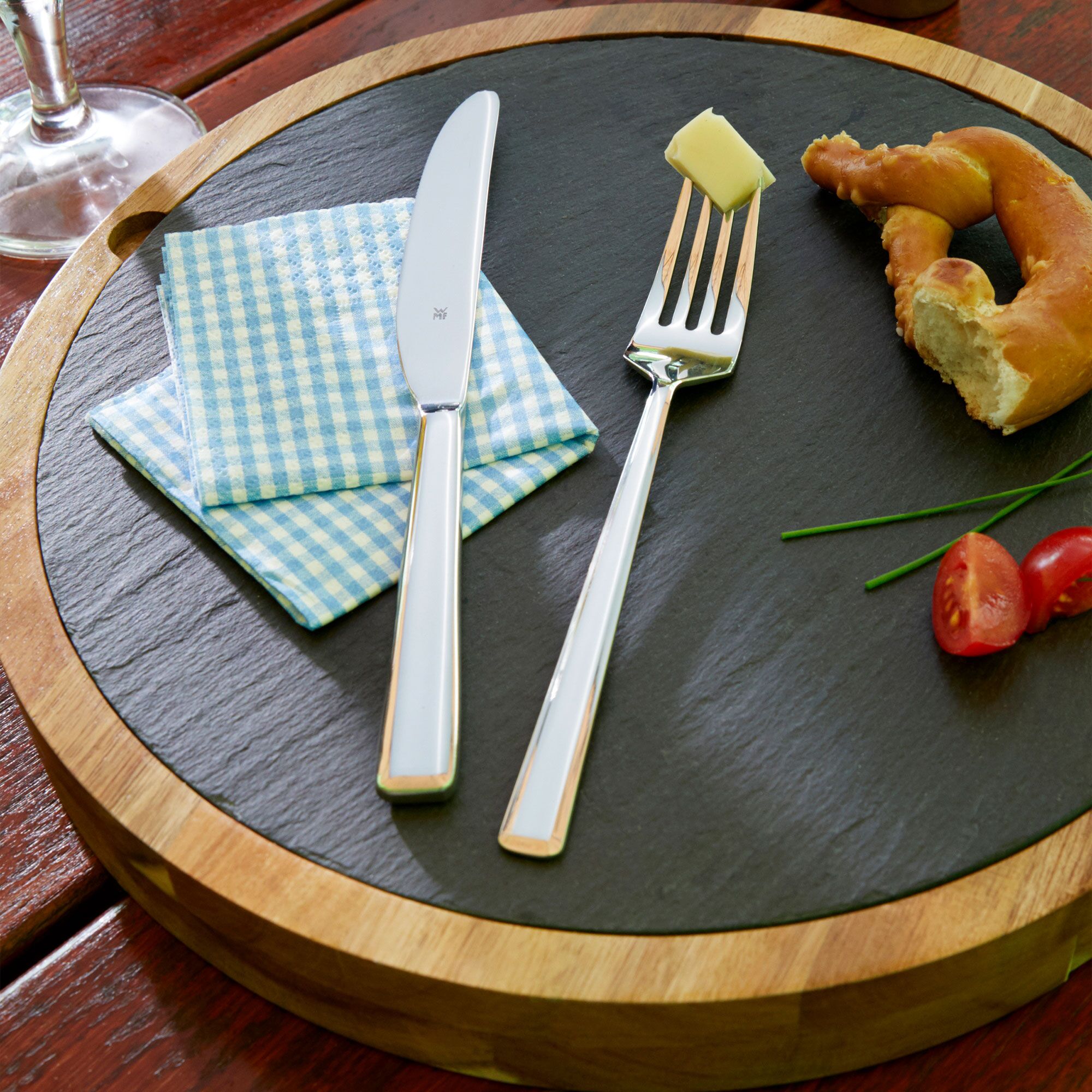 (12 pièces) WMF | EDITA - Fourchette de table - 202 mm - polie