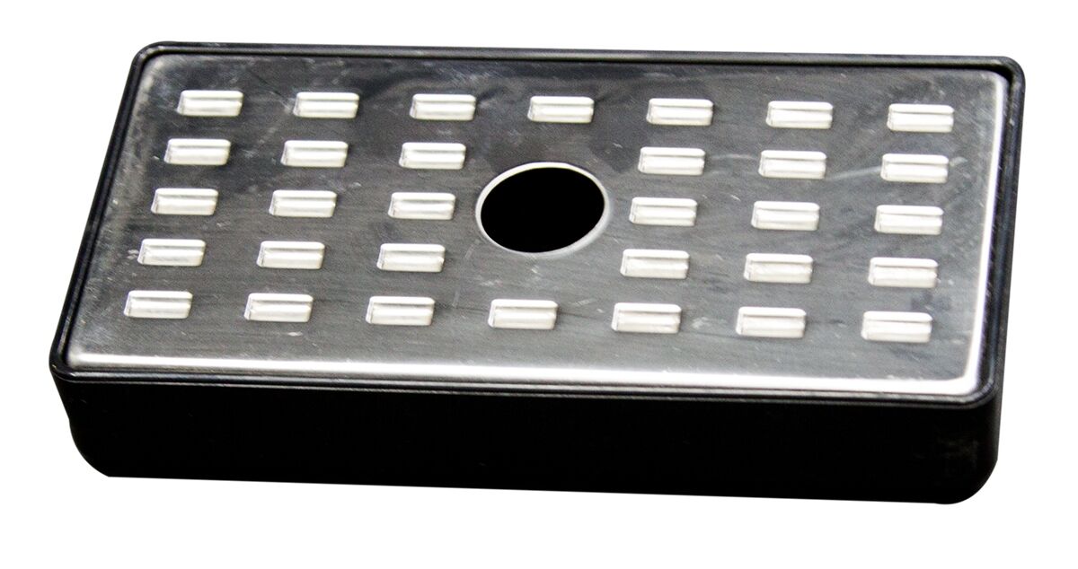 Station café (pour 1 verseuse isotherme (Ø≤190mm)) - avec rangements - Plastique - 435x330x145mm - incl. bac d'égouttage & insert plastique réglable