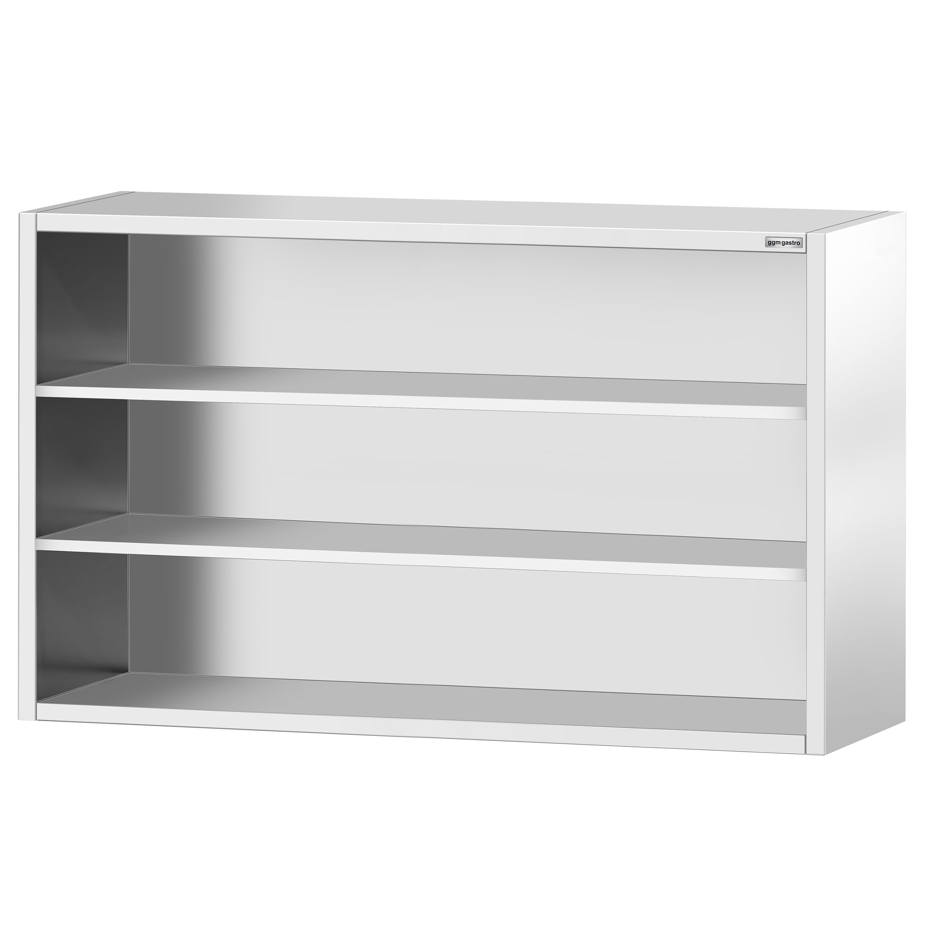 Armoire murale en acier inoxydable PREMIUM - 2000x400mm - sans portes (ouvert) - 1000mm de haut