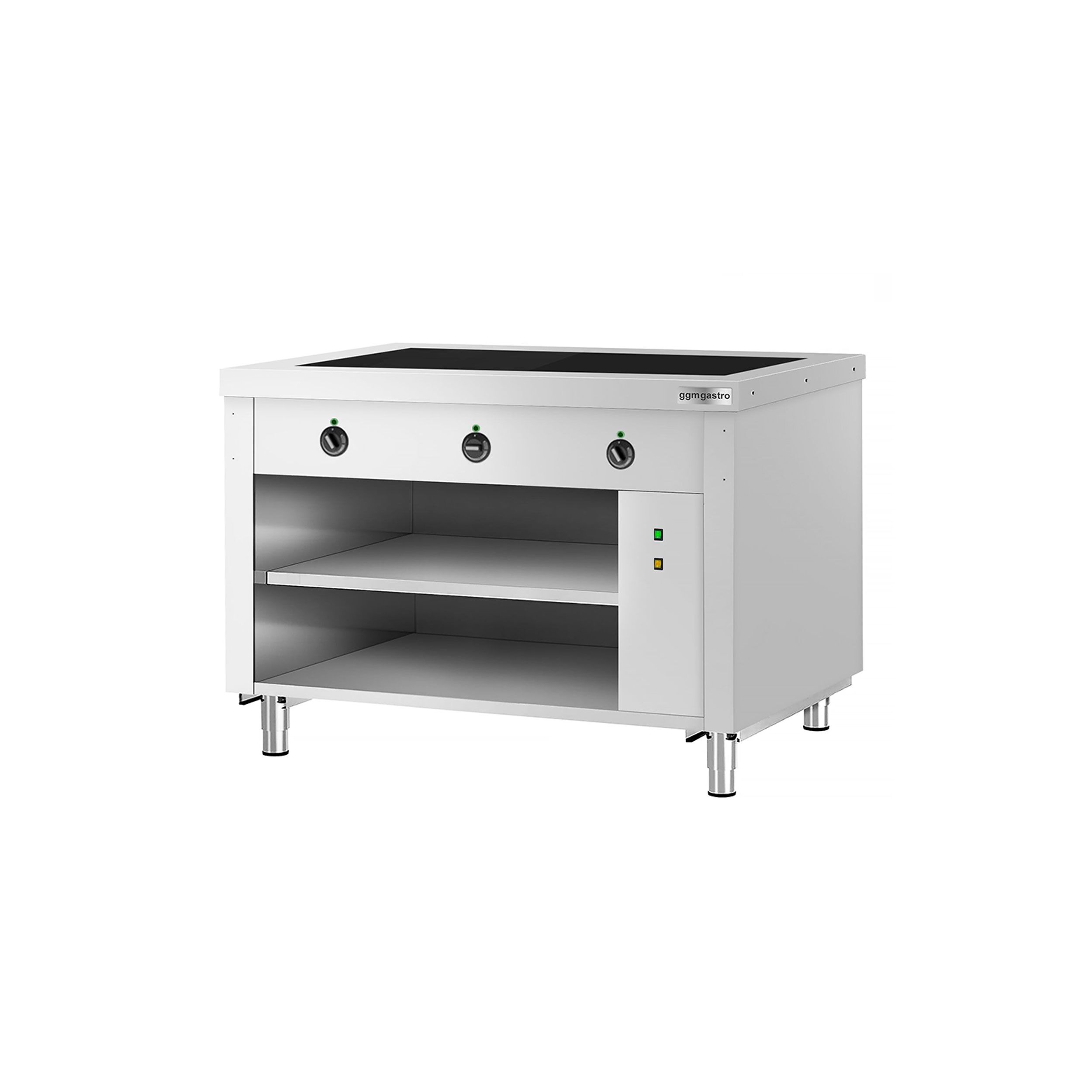 Buffet chaud KOPENHAGEN - 1240mm - avec plaque chauffante