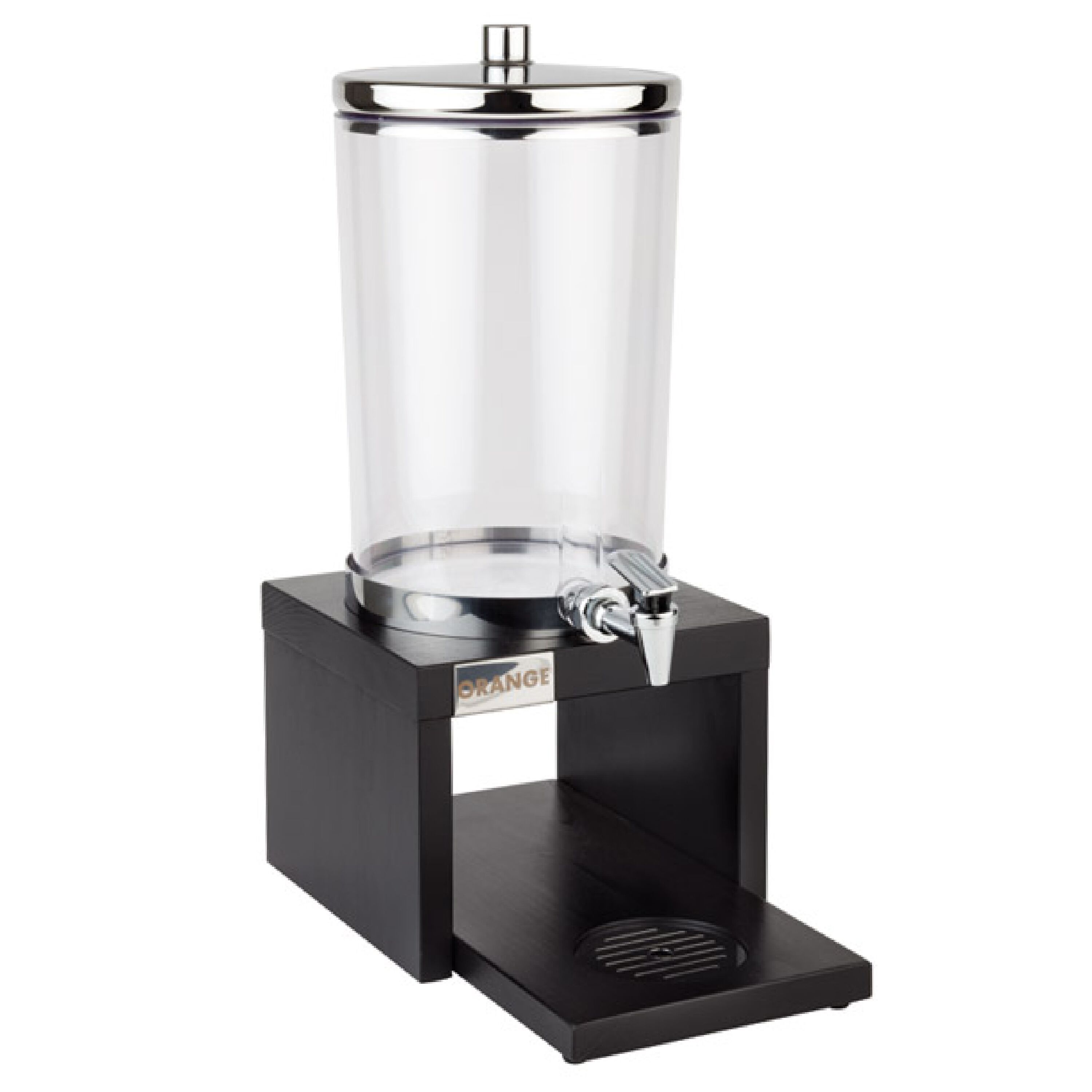 Distributeur de jus - BRIDGE - 4 L - Bois, acier inoxydable - incl. Socle, 2 batteries de refroidissement, adaptateur sans contact
