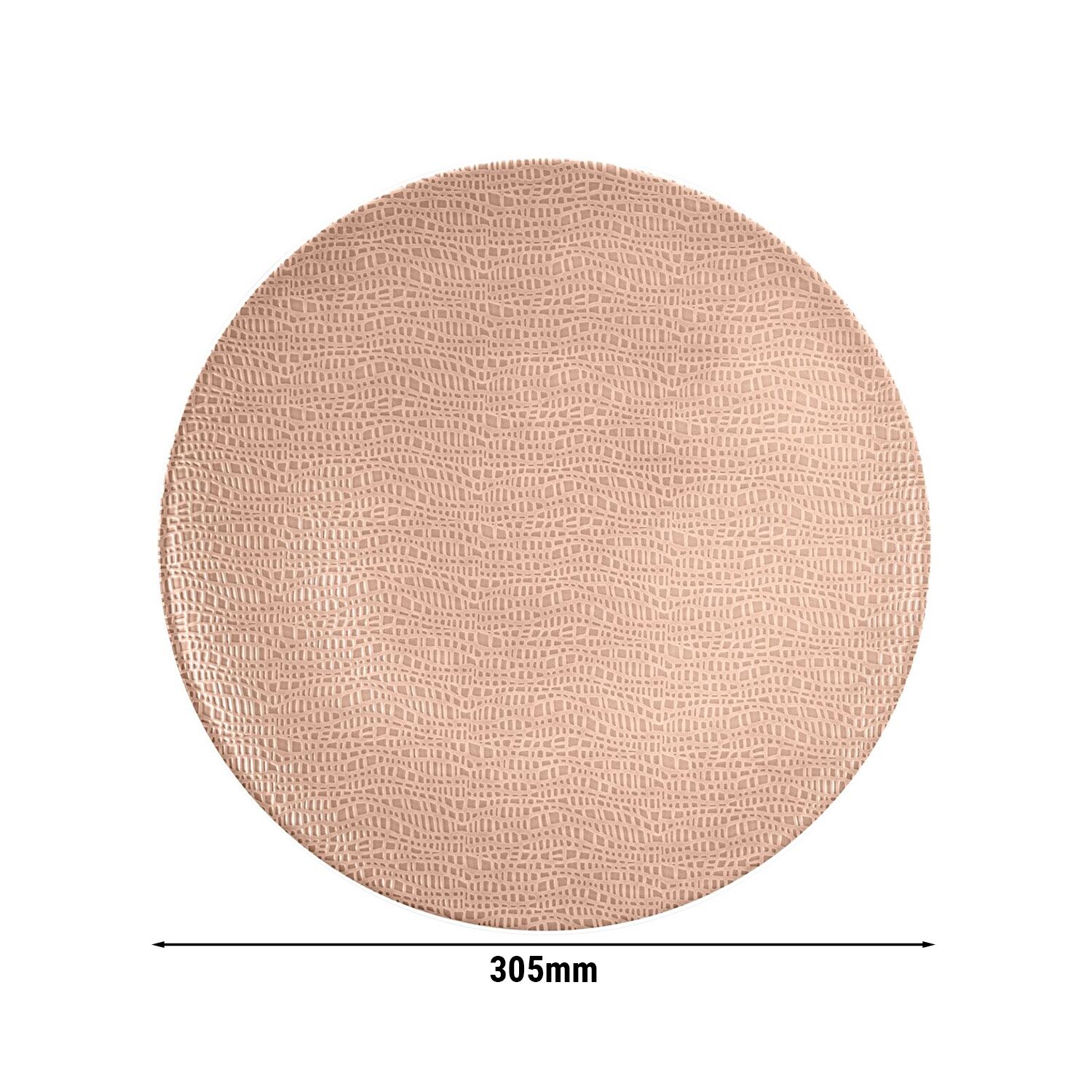 6 pièces) SELTMANN WEIDEN | Assiette coupe – plate – Ø 300 mm – Rose ancien
