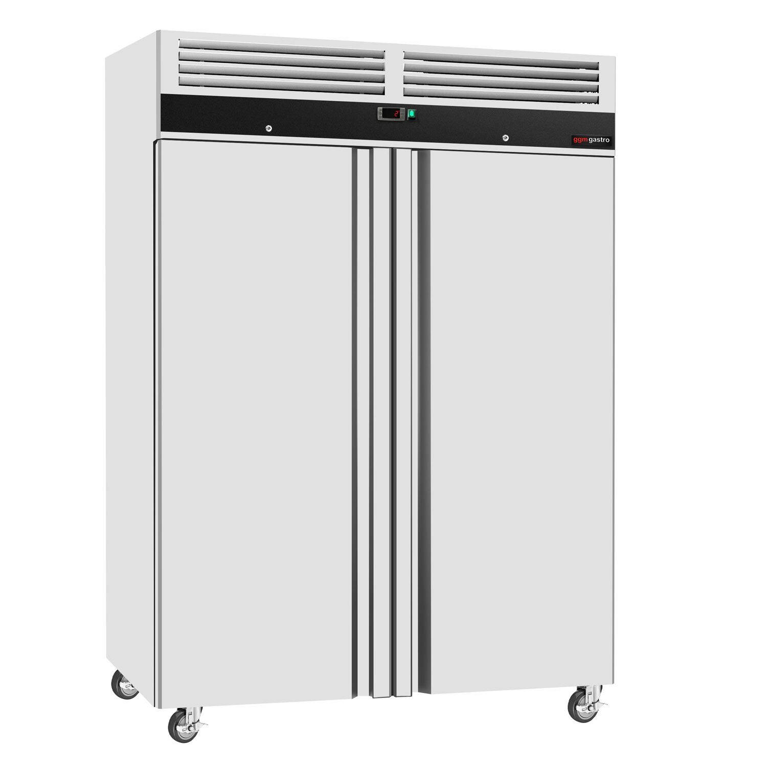 Armoire réfrigérée positive en acier inoxydable ECO – GN 2/1 – 1400 litres – avec 2 portes
