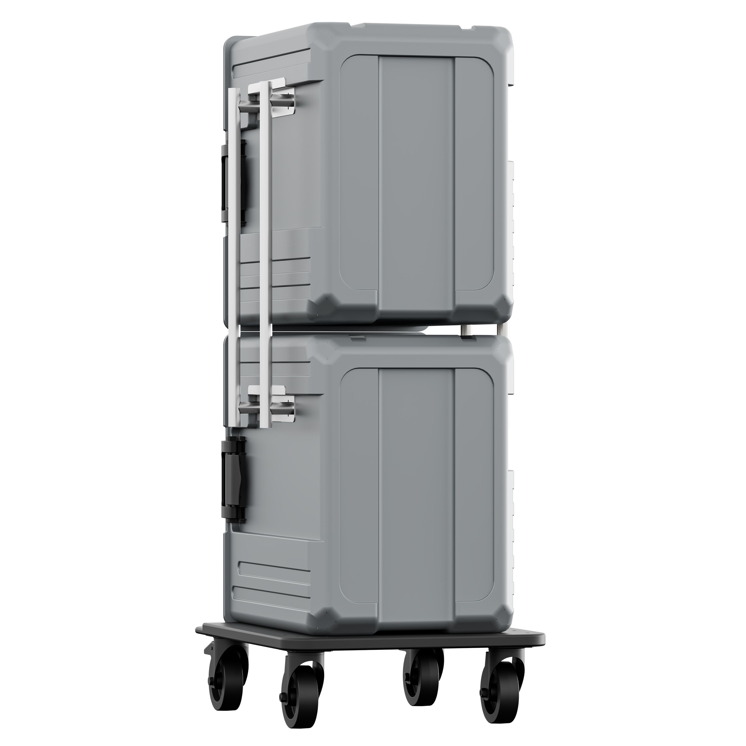 Thermobox - Chargement par l’avant - GN 1/1 - 2x 83L - 550x710x1410mm - chauffant - pour 24x GN 1/1