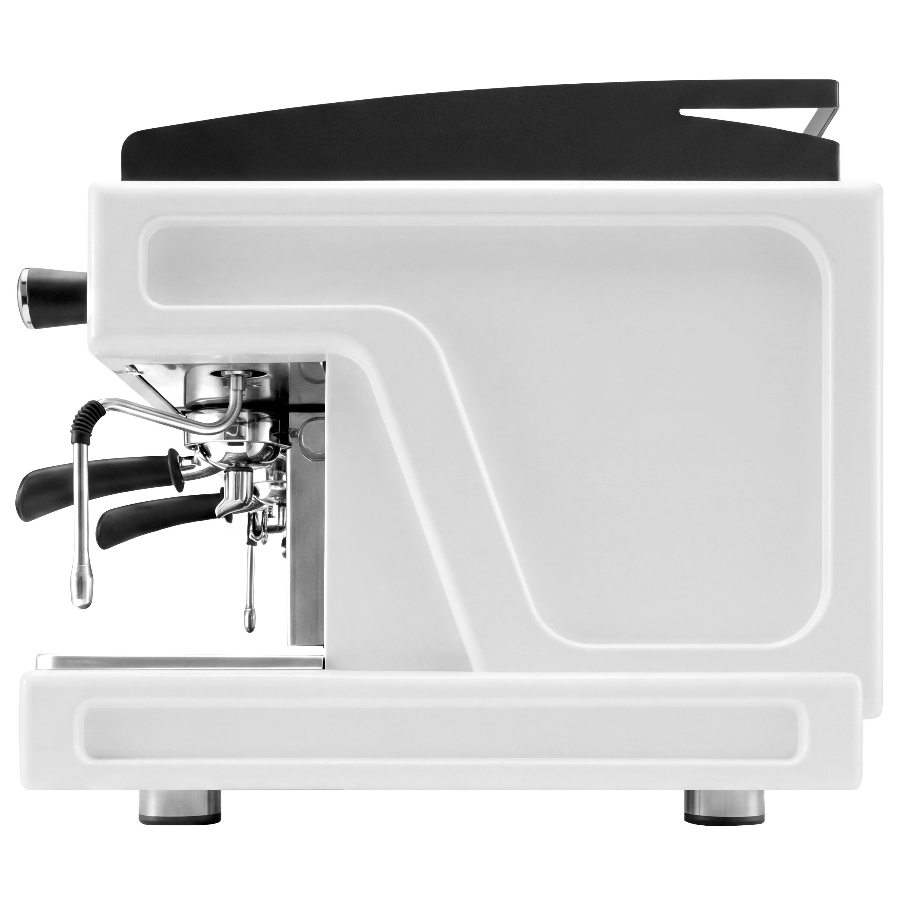 WEGA | Airy - Siebträgermaschine - 2 Gruppig - 3,85 kW - mit Shot Counter - Weiß