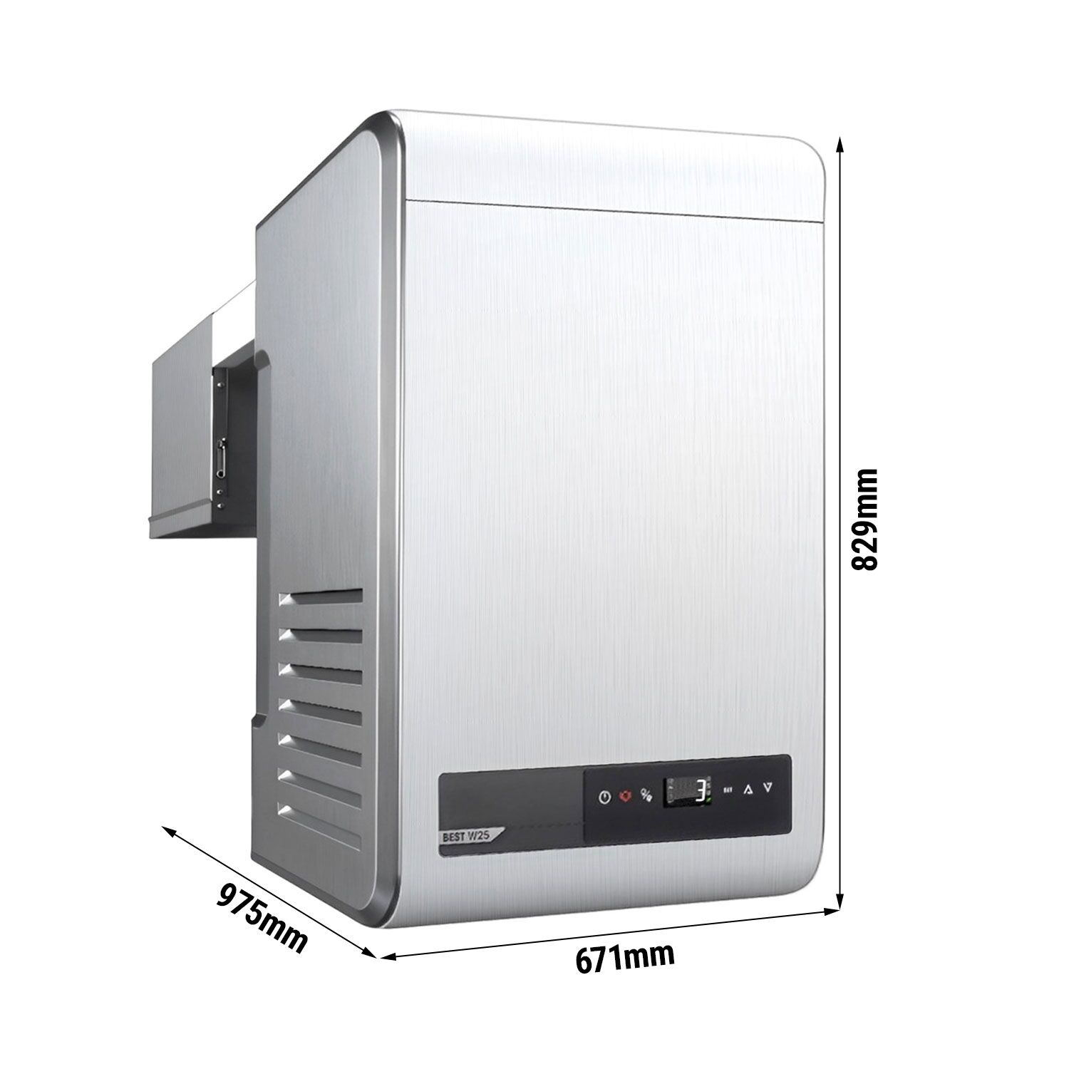 Commercial Wall Mounted Monoblock Cold Room Unit - Monoblock - max. for 24.2 m³ - 1200W