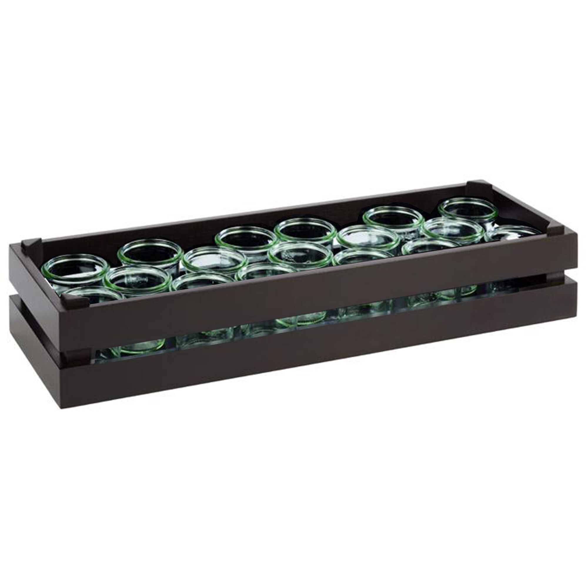 Caisse pour buffet - SUPERBOX - Bois - Noir - Hauteur:105mm