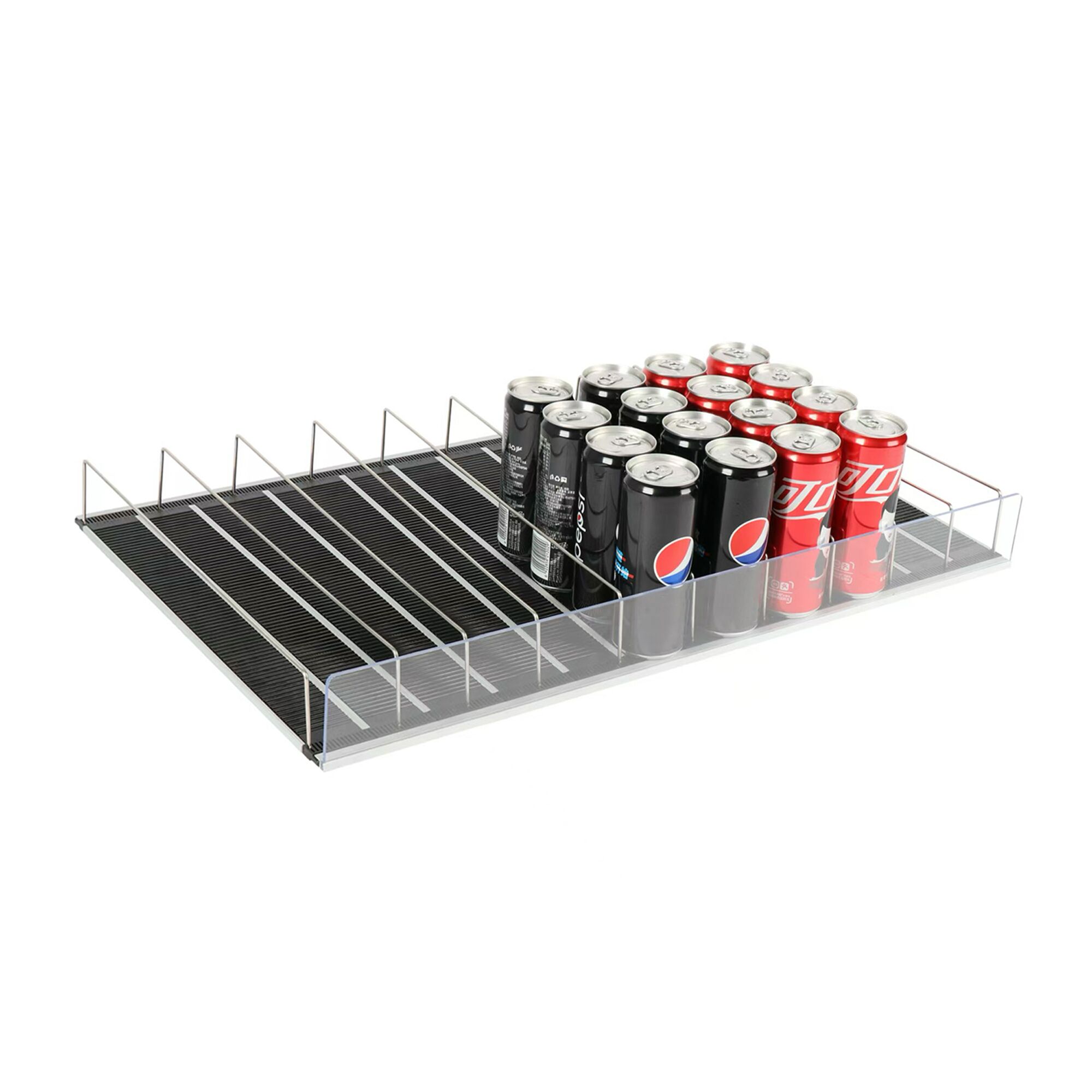 (5 pcs) Grille pour boissons - acrylique & inox - 550x442x75mm - pour WKBL700 & WTBL700, portes extérieures de WKBL1500, WKBL1100 & WTBL1100