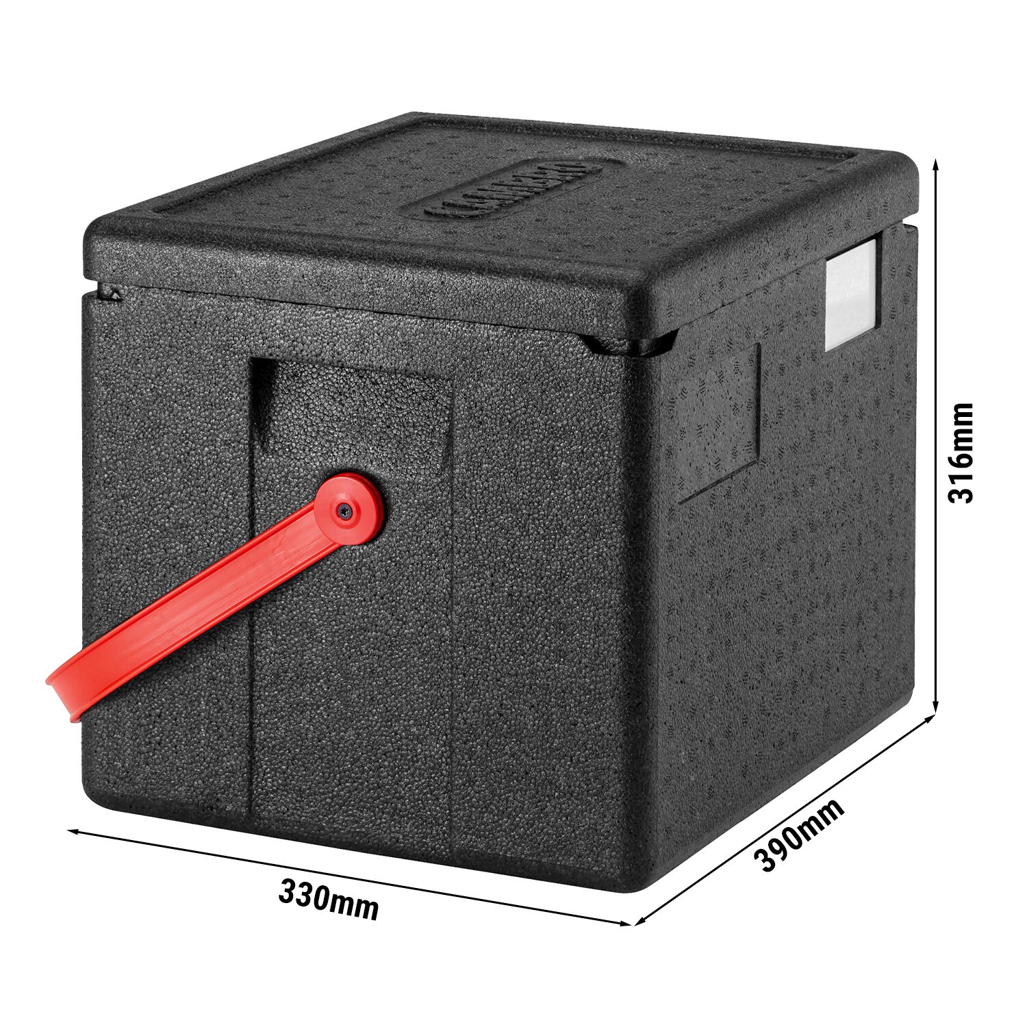 CAMBRO | CAM GOBOX® - Halber Toploader - GN 1/1 - mit Tragegurt in Rot