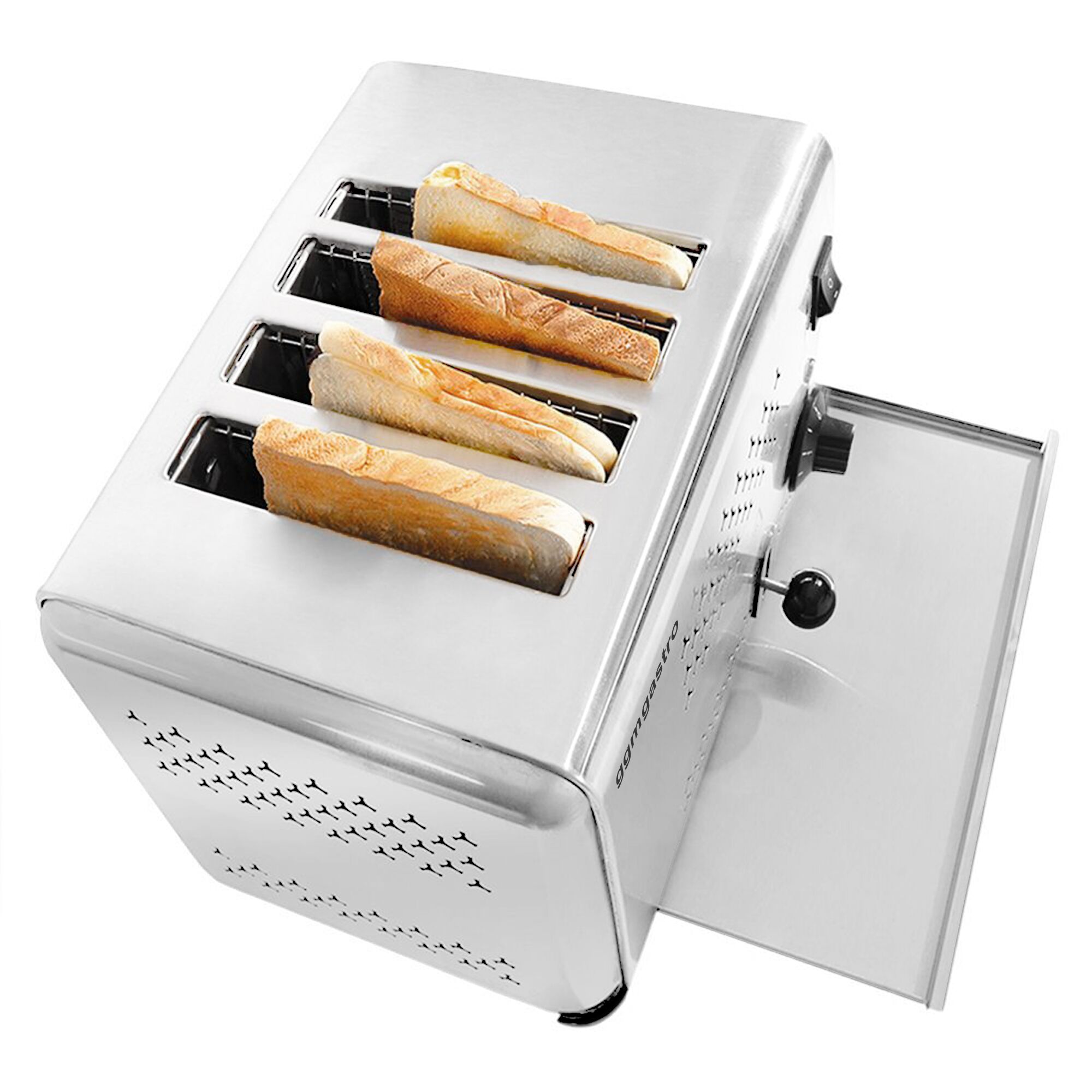 Grille-pain professionnel - Mécanique - 1,8kW - 4 fentes
