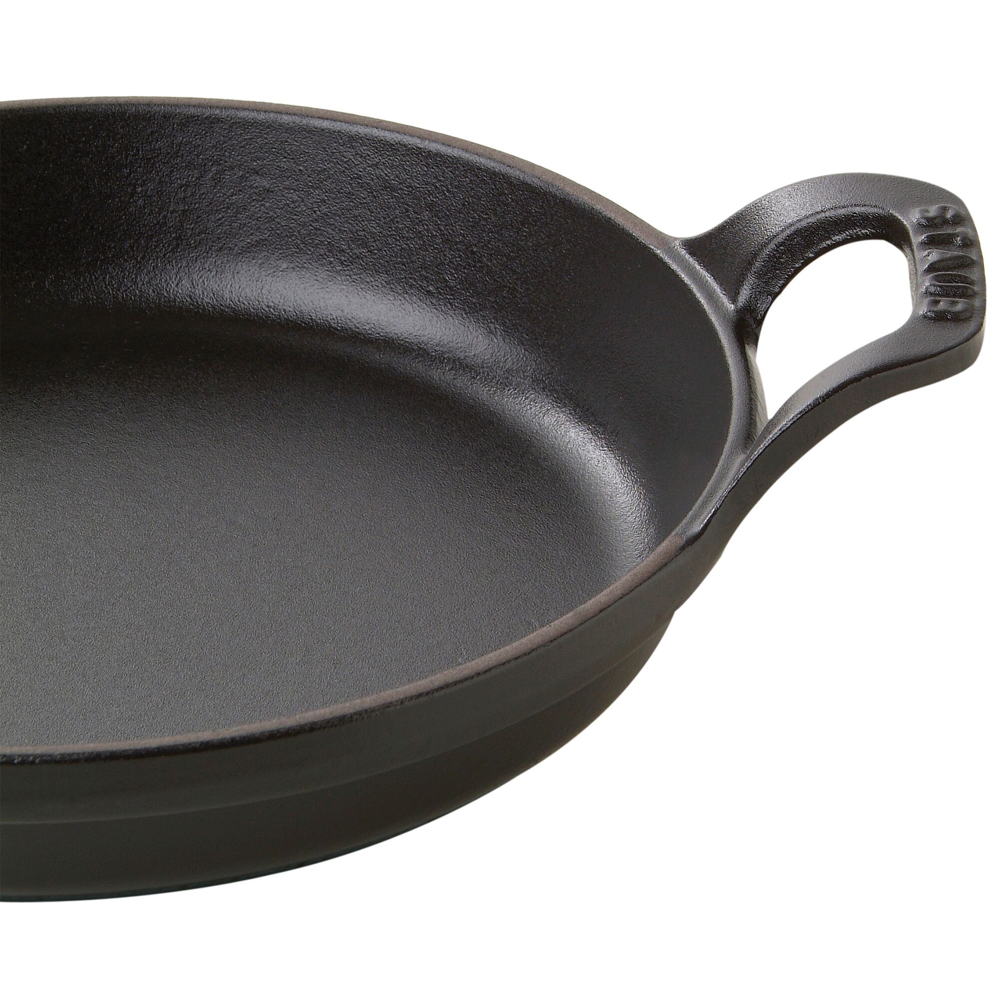 STAUB | Round Cast Iron Baking Dish – Ø 20 cm - Black - Stackable, Grill/Oven