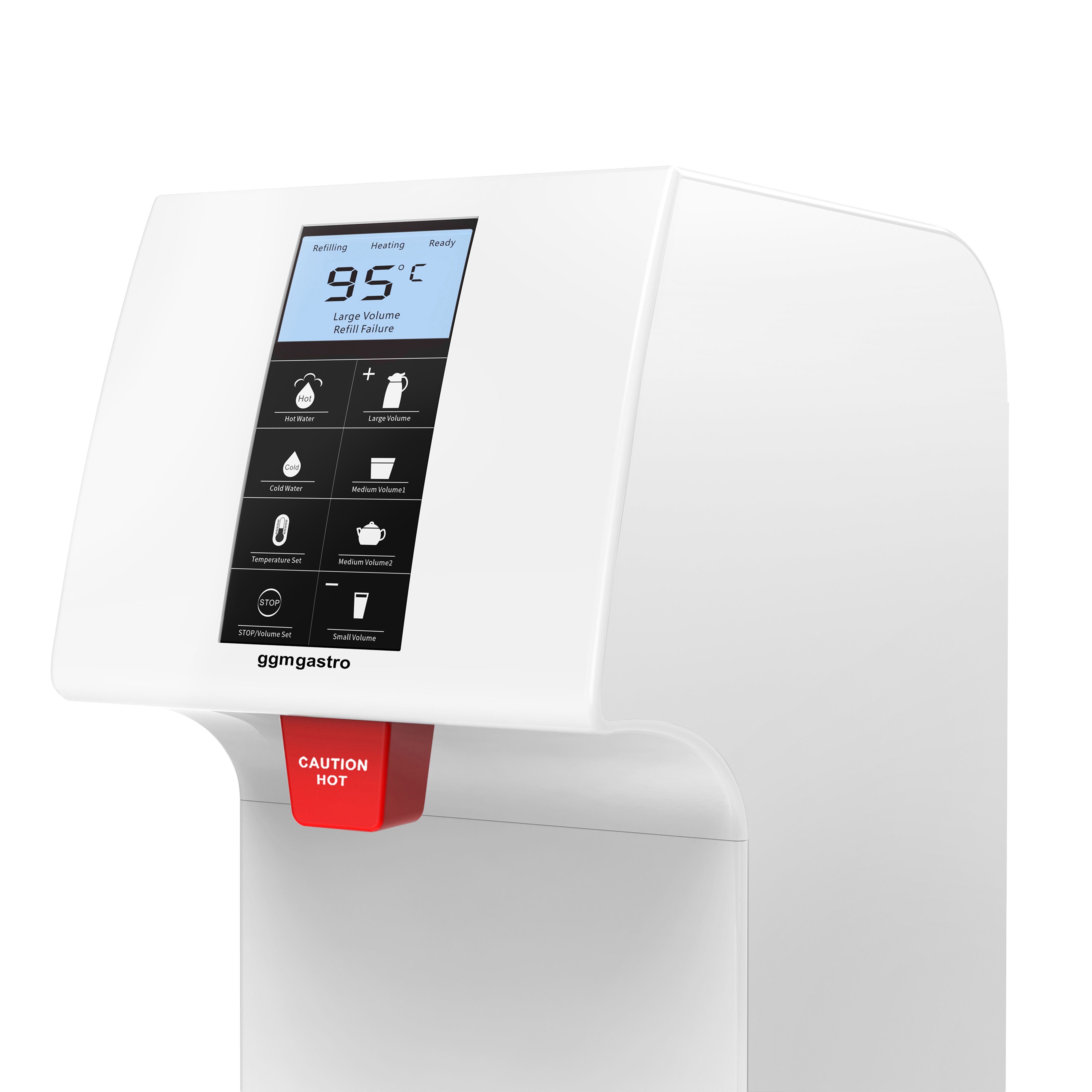 Distributeur de boissons chaudes - Numérique - 6,5L - 1,5kW - Blanc