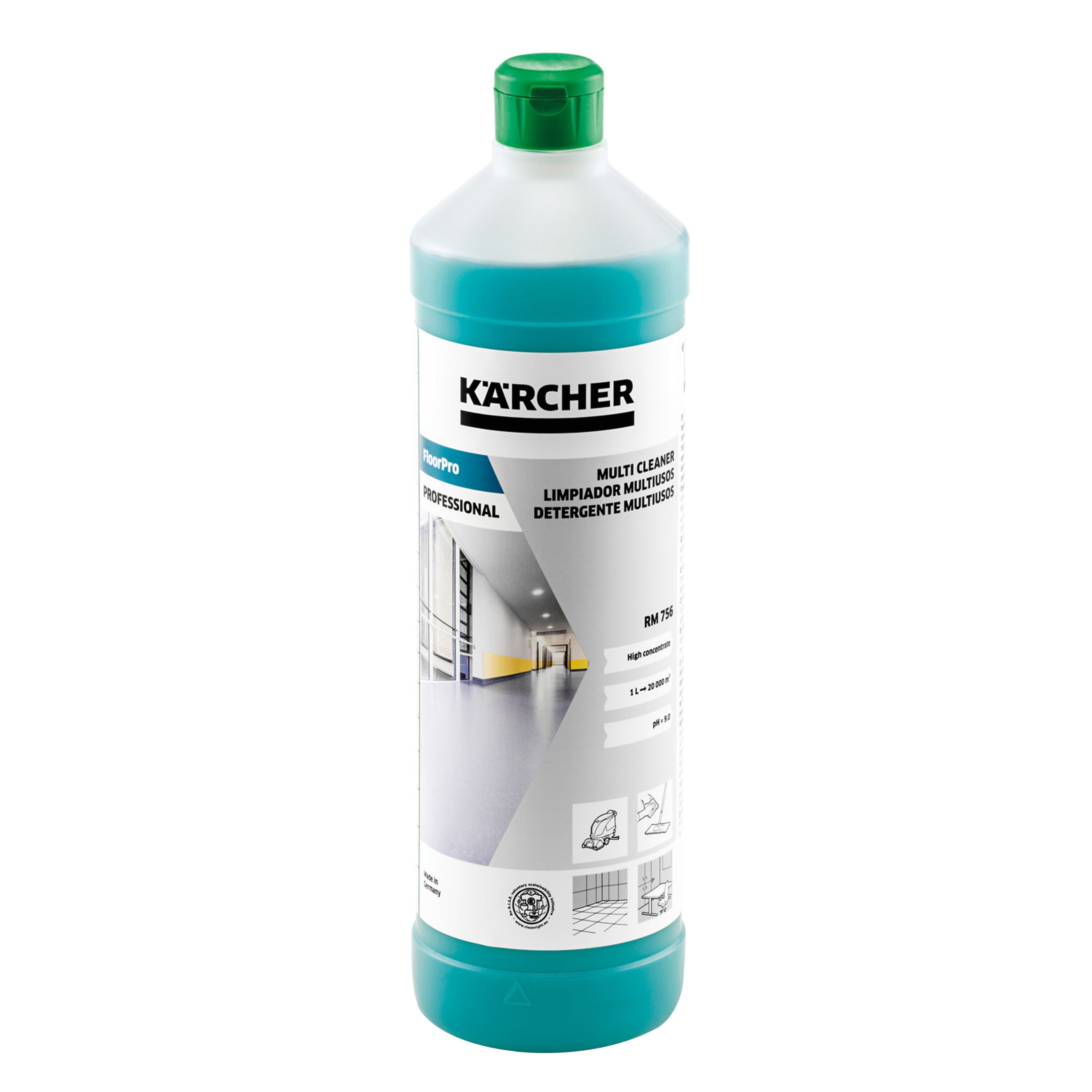 (12 pièces) Kärcher | FloorPro Multi Nettoyant RM 756 - 1 litre