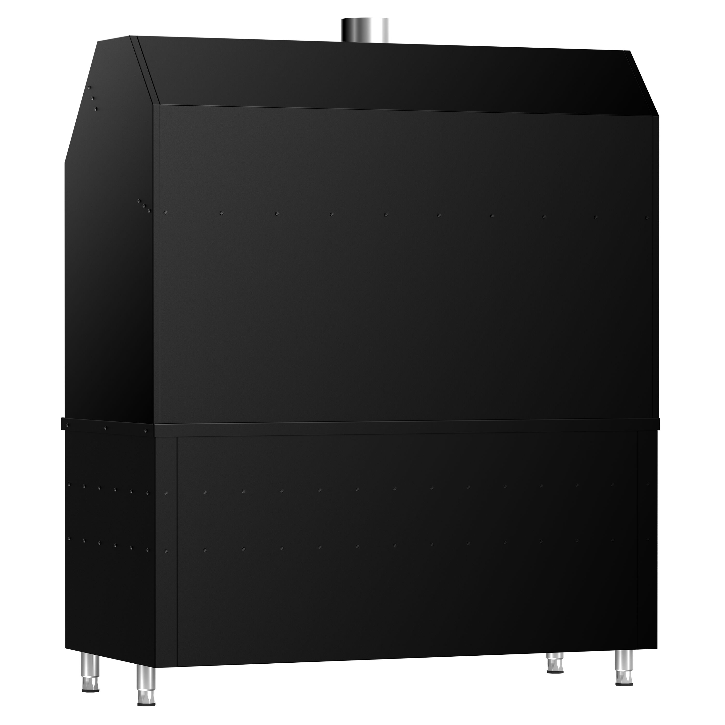 Commercial Gas Chargrill BERLIN - 1760mm - 790mm Deep - 8 Grill Grids - 28kW - Black
