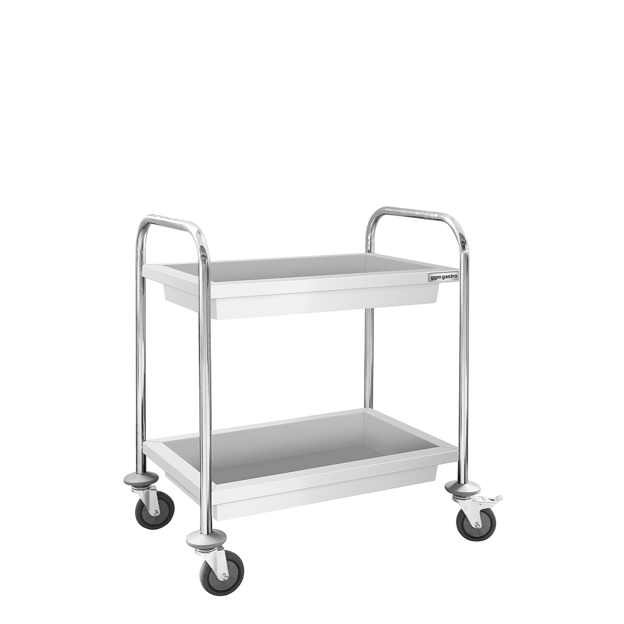 Chariot de service – 750x400 mm – avec 2 bacs
