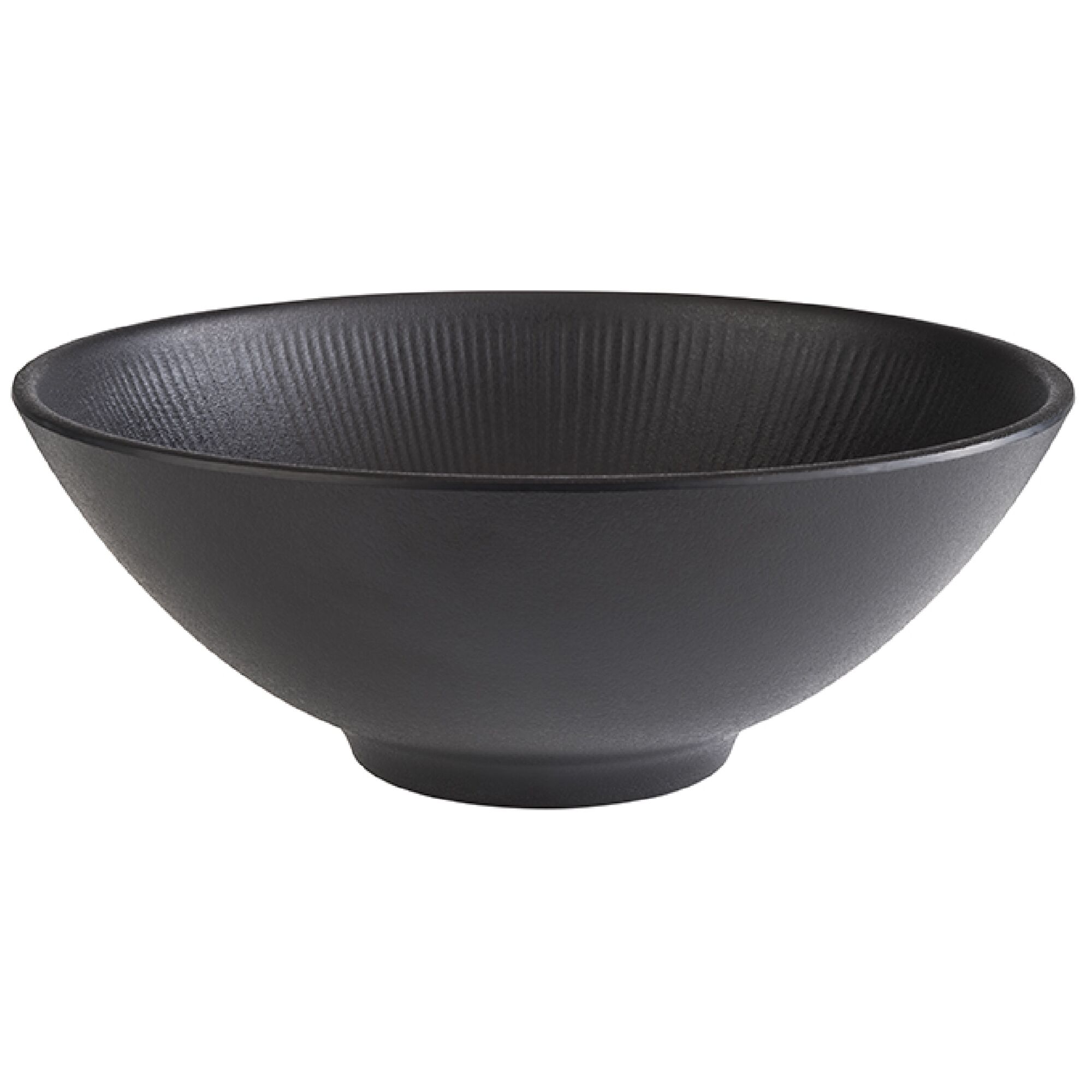 (6 pcs) Coupe - NERO - Mélamine - 1,7L - carré - 240x240mm - Profondeur : 90mm - Noir
