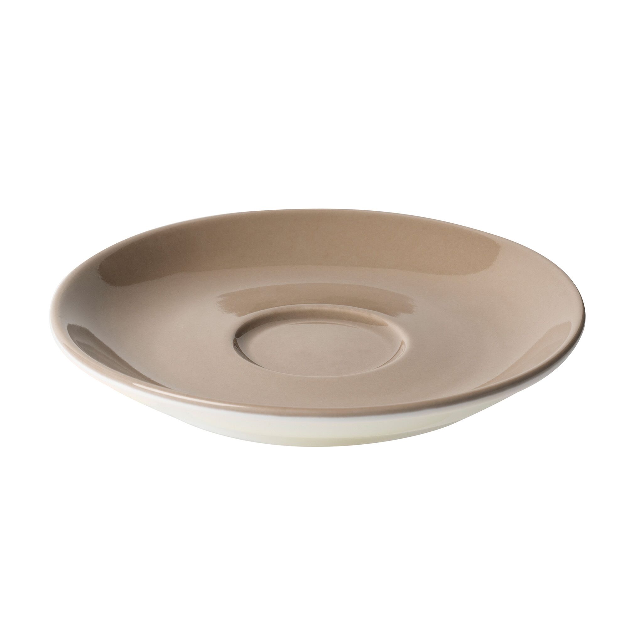 (6 pièces) BART COLOUR CAFE - Soucoupe pour cappuccino - Ø 15,5 cm - Marron