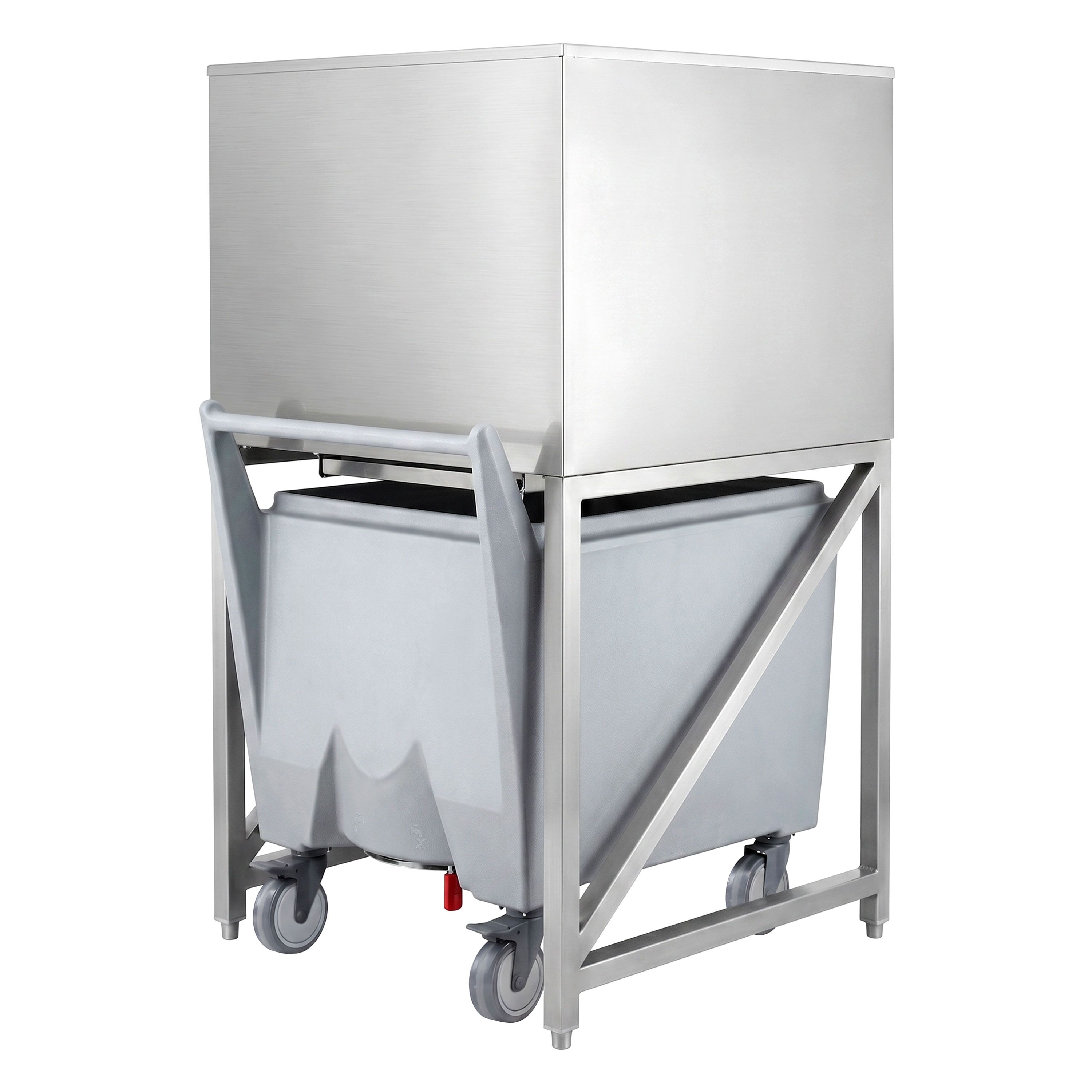 Eisvorratsbehälter - 250 kg - inkl. Transportwagen - für Eisbereiter EWI212VHN, EWI403VHN, EWMI335, FEI220 & FEI220N
