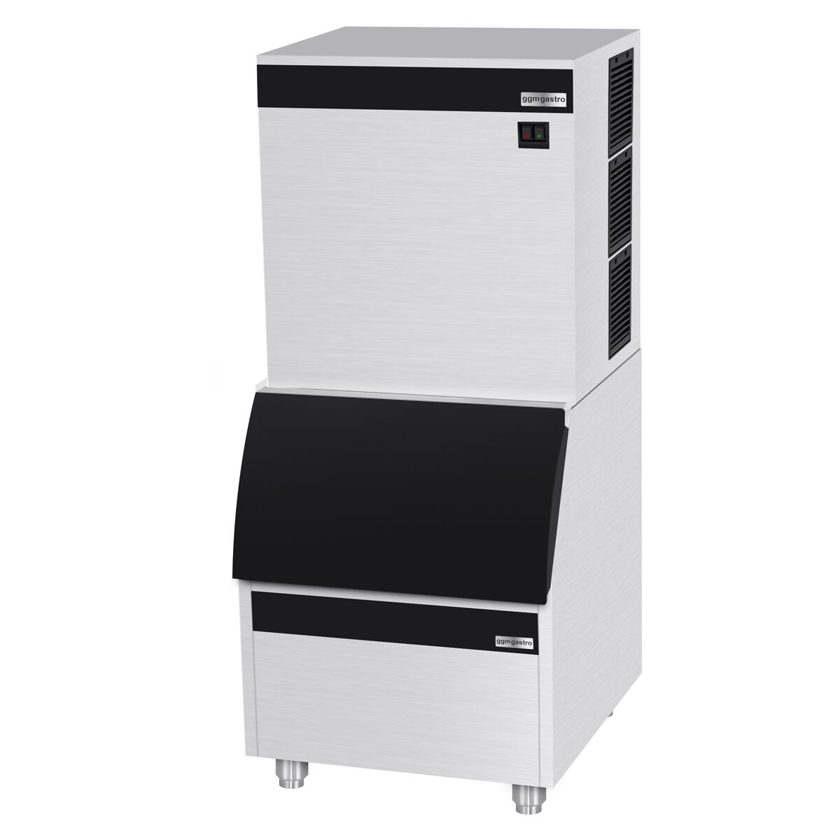 Machine à glaçons - Cubes - 450 kg/24 h - y Bac à glaçons
